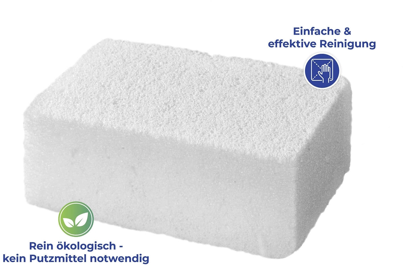 Maximex Putzstein »Anti-Krusten-Stein« Krustenentferner für Grillrost, Eisenpfanne und Backofen, Glasstruktur