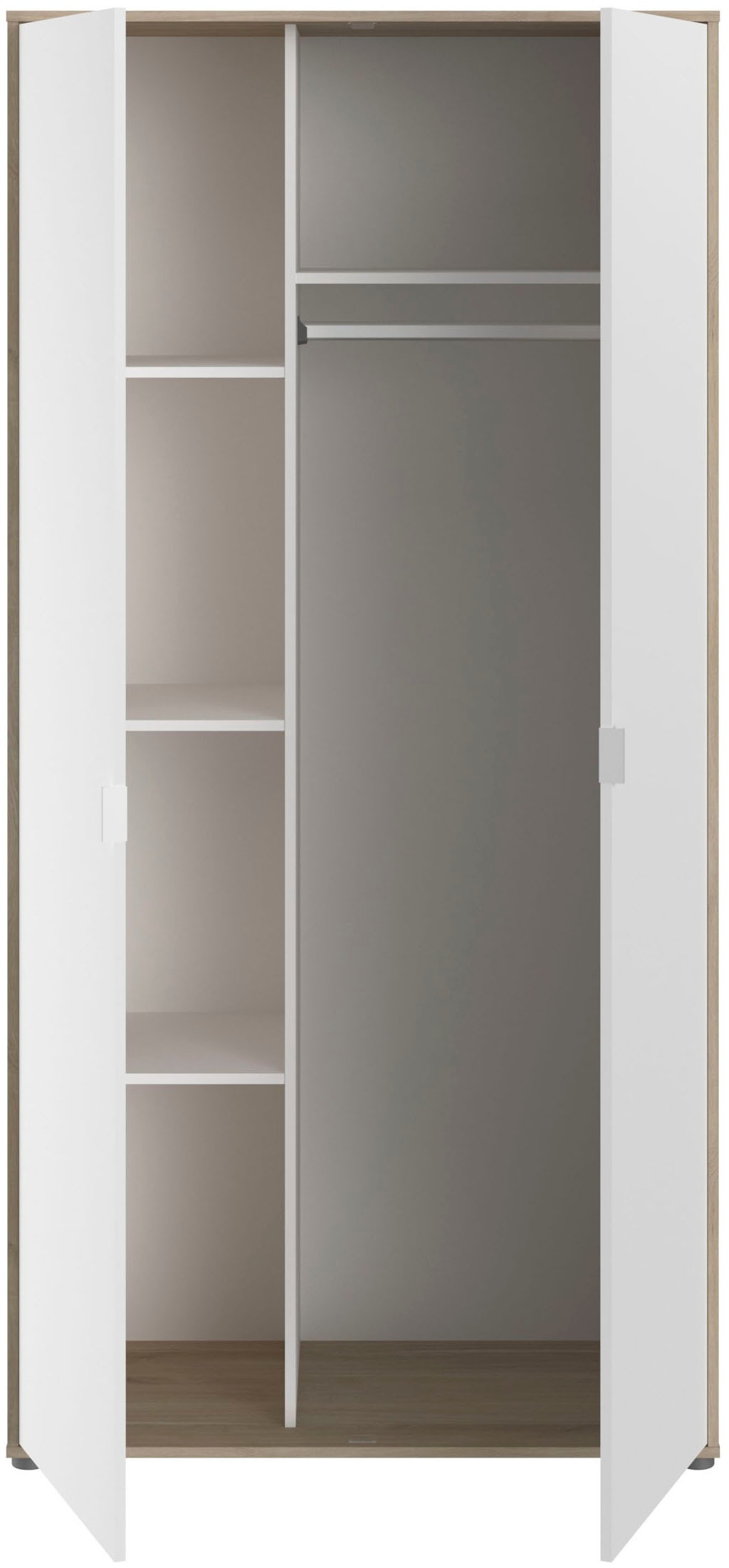 Parisot Jugendzimmer-Set »Aalborg 2«, (Set, 4 tlg.), ausziehbares Regal am Bett, viel Stauraum, tolle Optik
