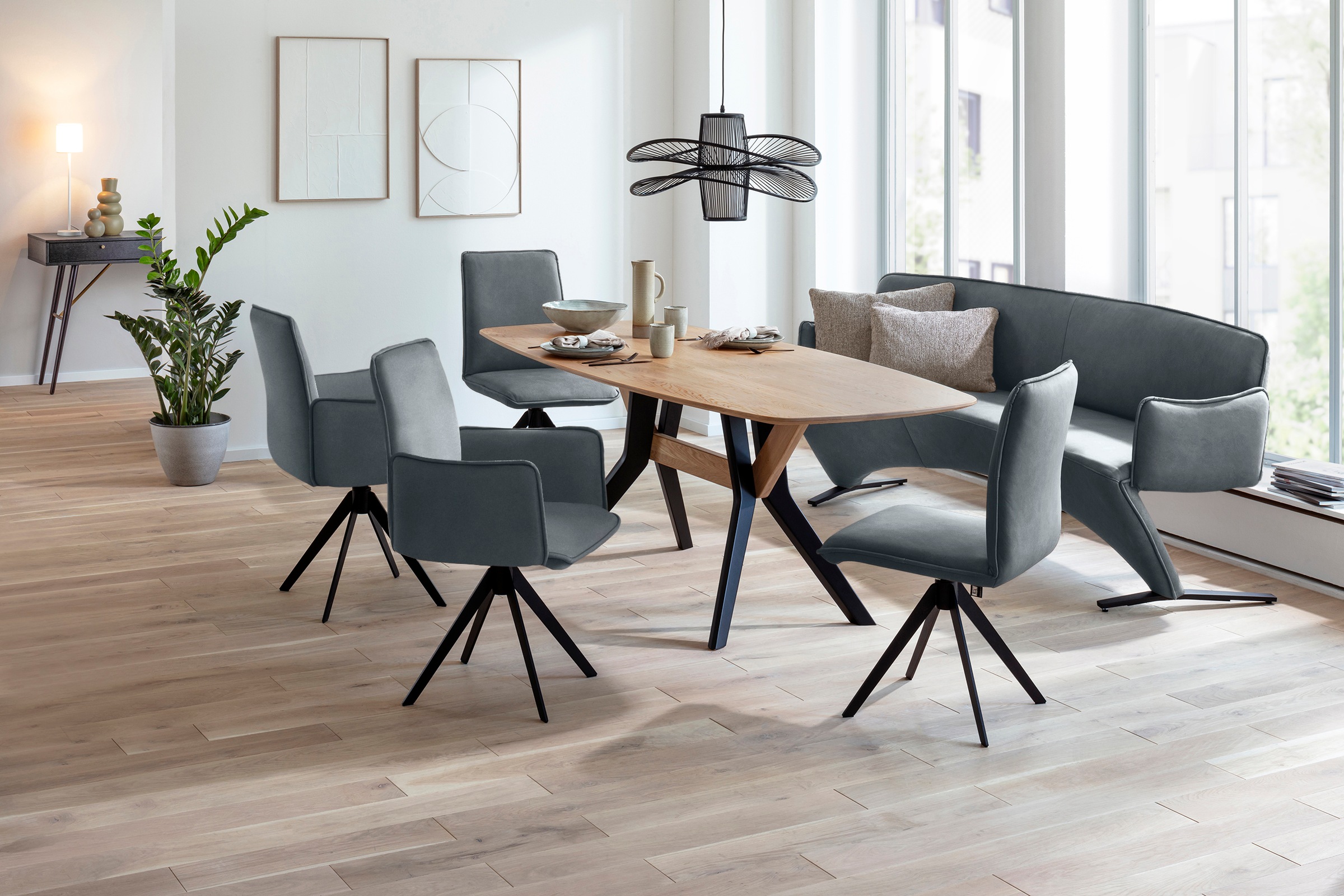 K+W Komfort & Wohnen Drehstuhl () Blitzdrehkreuz und Rückholfunktion, dekor günstig online kaufen