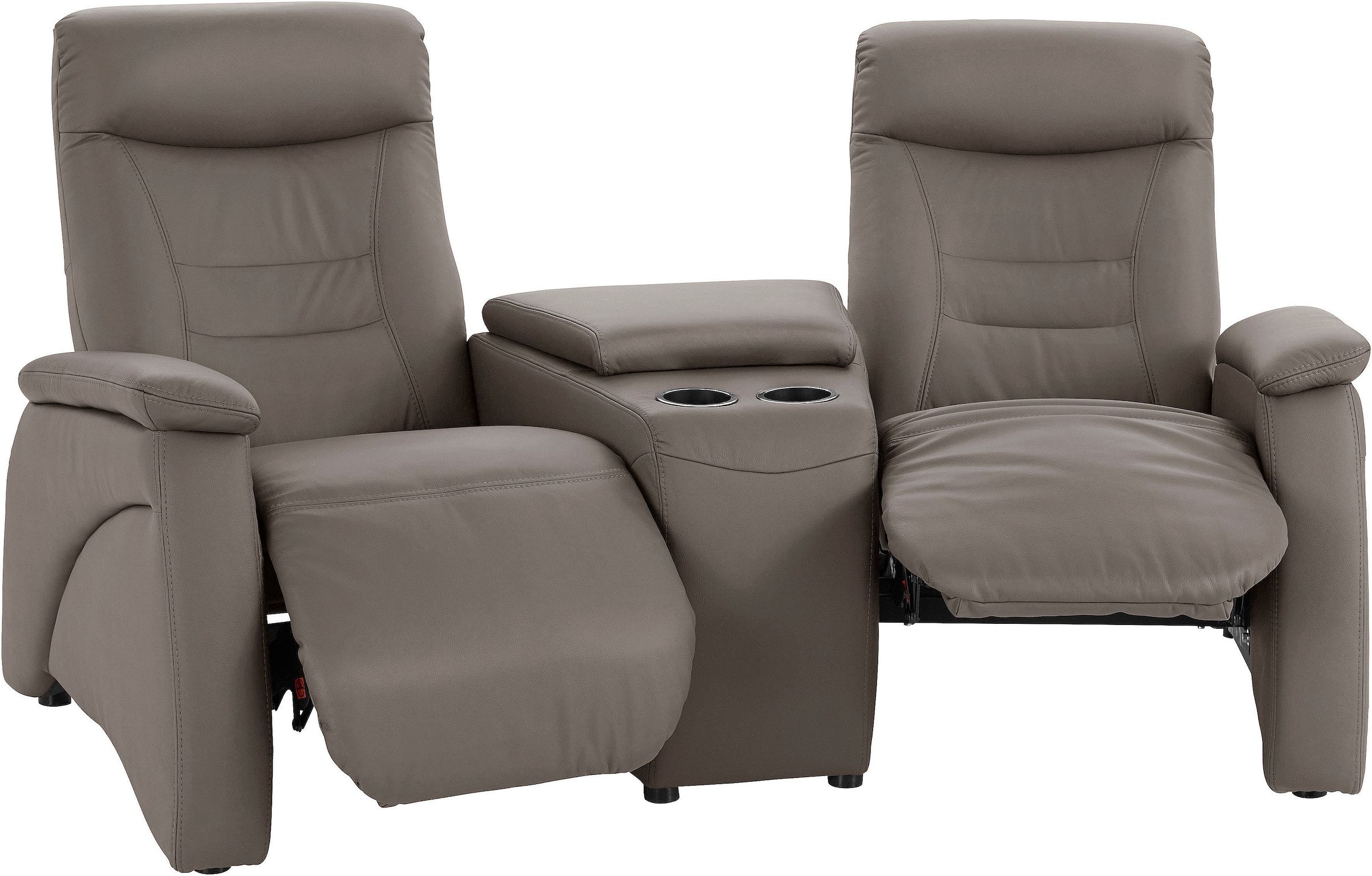 exxpo - sofa fashion 2,5-Sitzer »Ascoli, Kinosofa mit hohem Sitzkomfort, bequeme Armlehnen«, inkl. Relaxfunktion, mit Ablage und Staufach, hohe Rückenlehne