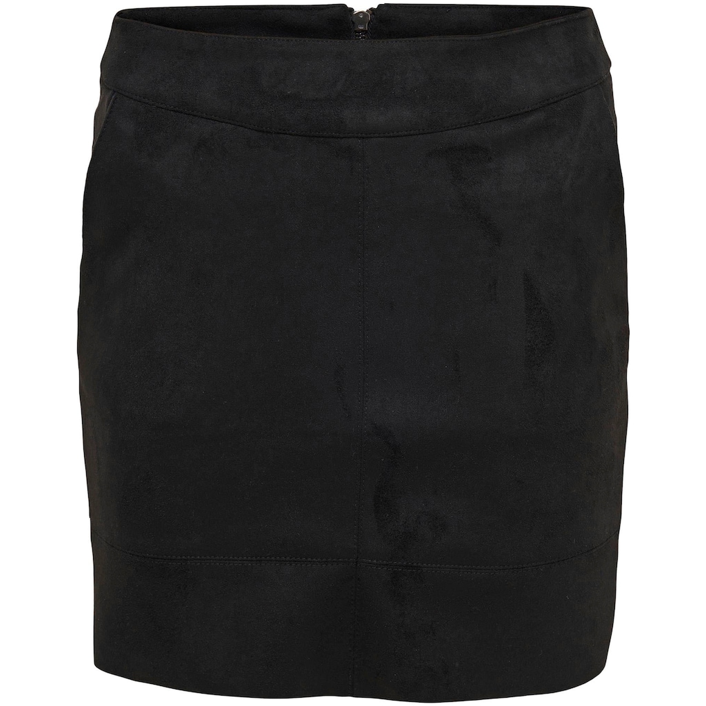 ONLY Lederimitatrock »ONLJULIE FAUXSUEDE SKIRT OTW NOOS«, mit Stretch