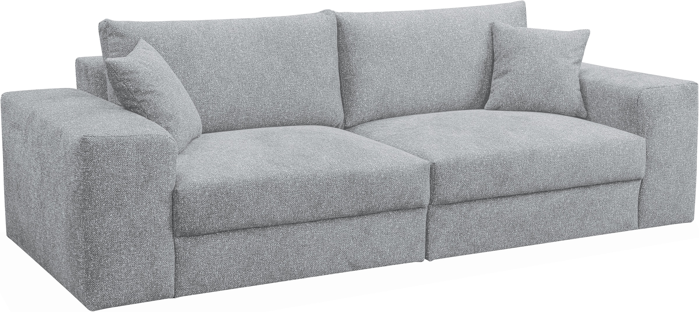 WERK2 Big-Sofa »Rozzana mit viel Platz und aktuellen Bezugsvarianten«, mit losen Rückenkissen