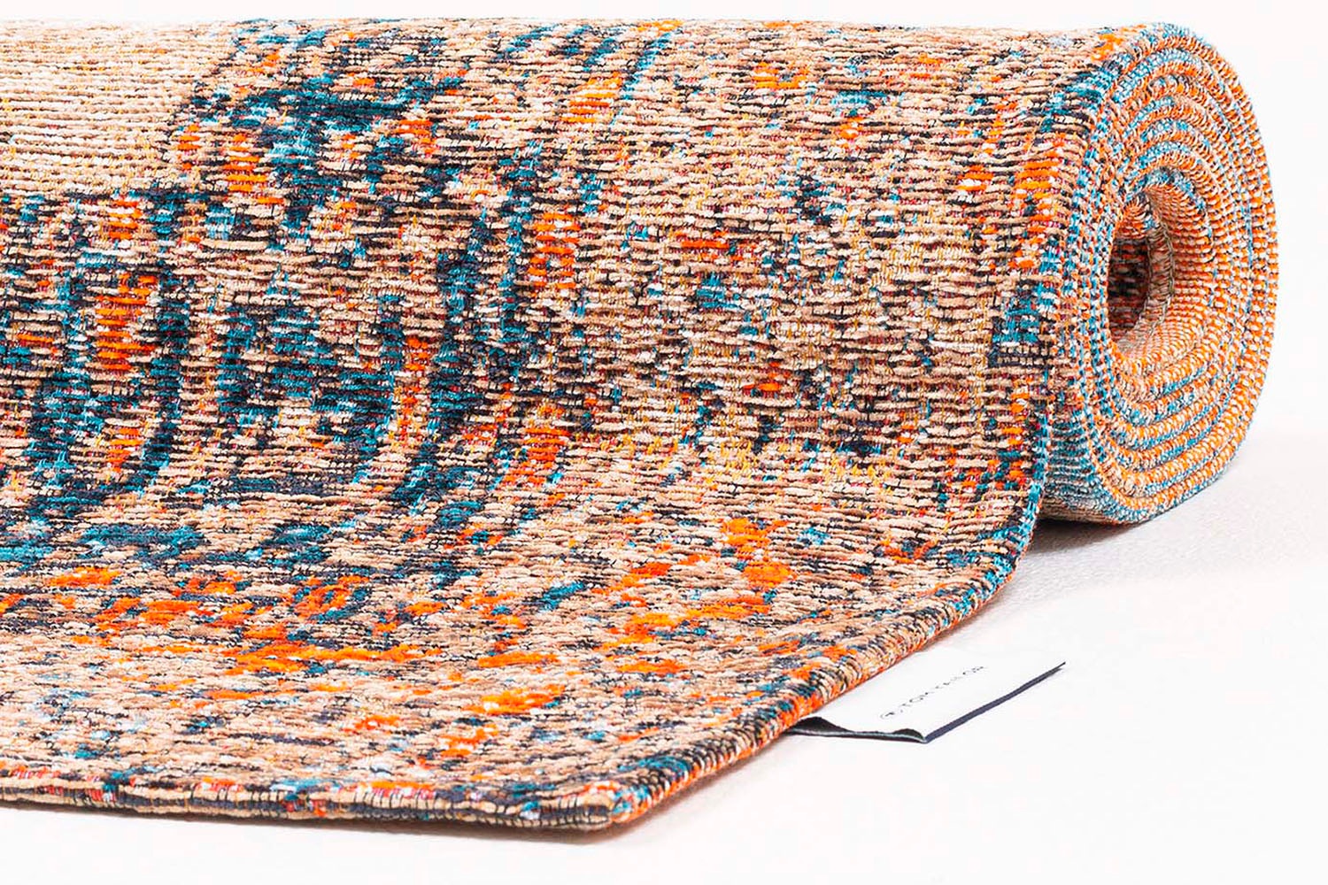 TOM TAILOR HOME Teppich »Funky Orient Kirman«, rechteckig, 5 mm Höhe, Kurzflor, Orient-Optik, Vintage Design