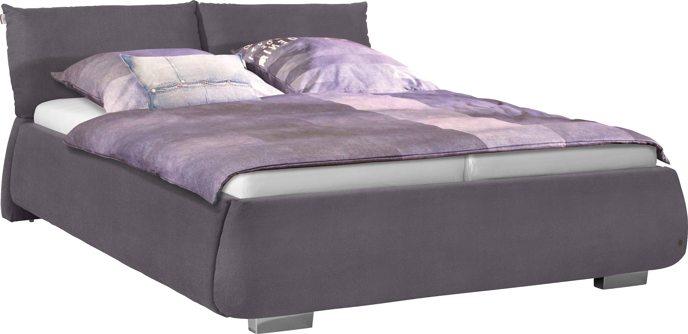 TOM TAILOR Polsterbett »SOFT PILLOW«, Webstoff, ohne Print