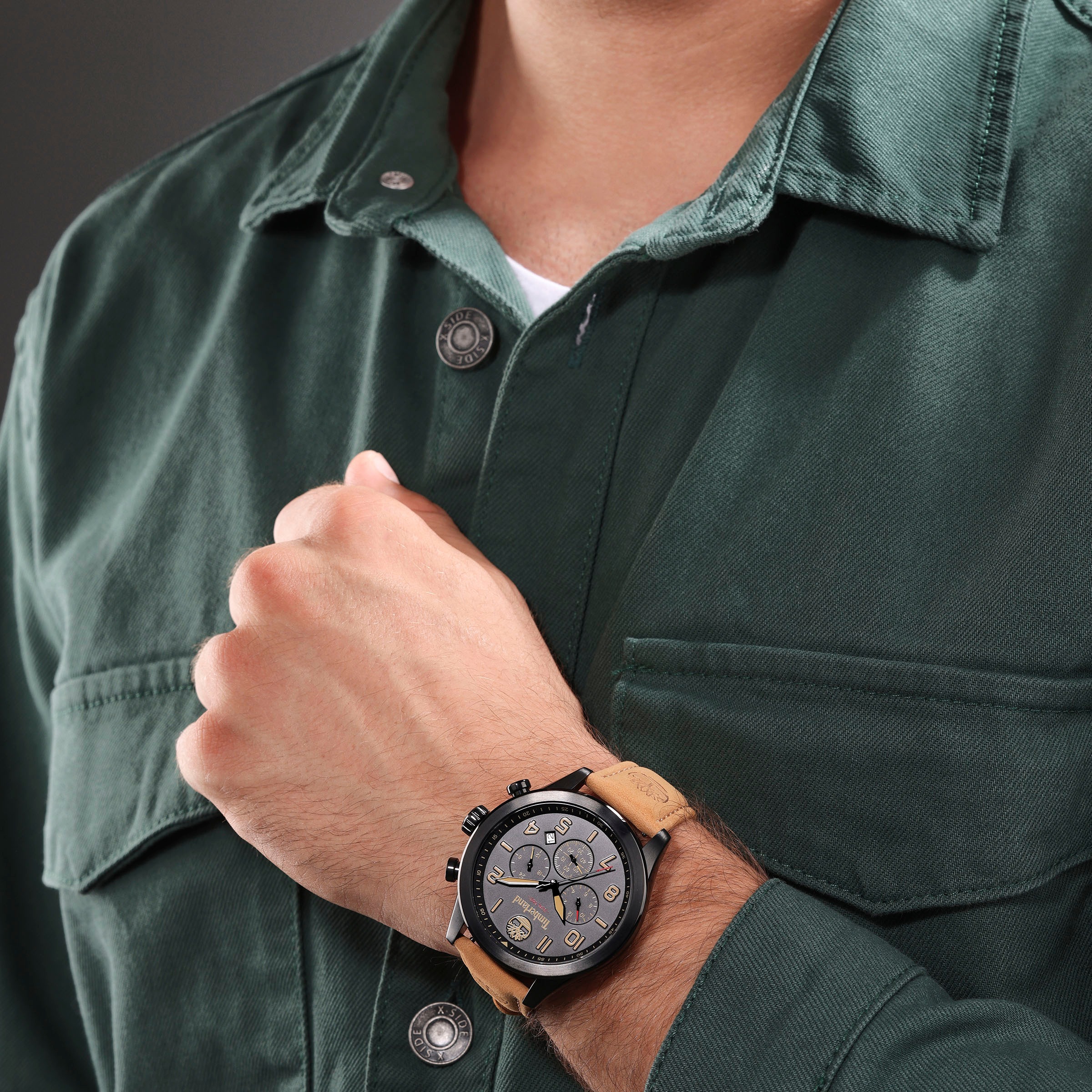 Timberland Multifunktionsuhr »ASHMONT«, Armbanduhr, Quarzuhr, Herrenuhr, Datum
