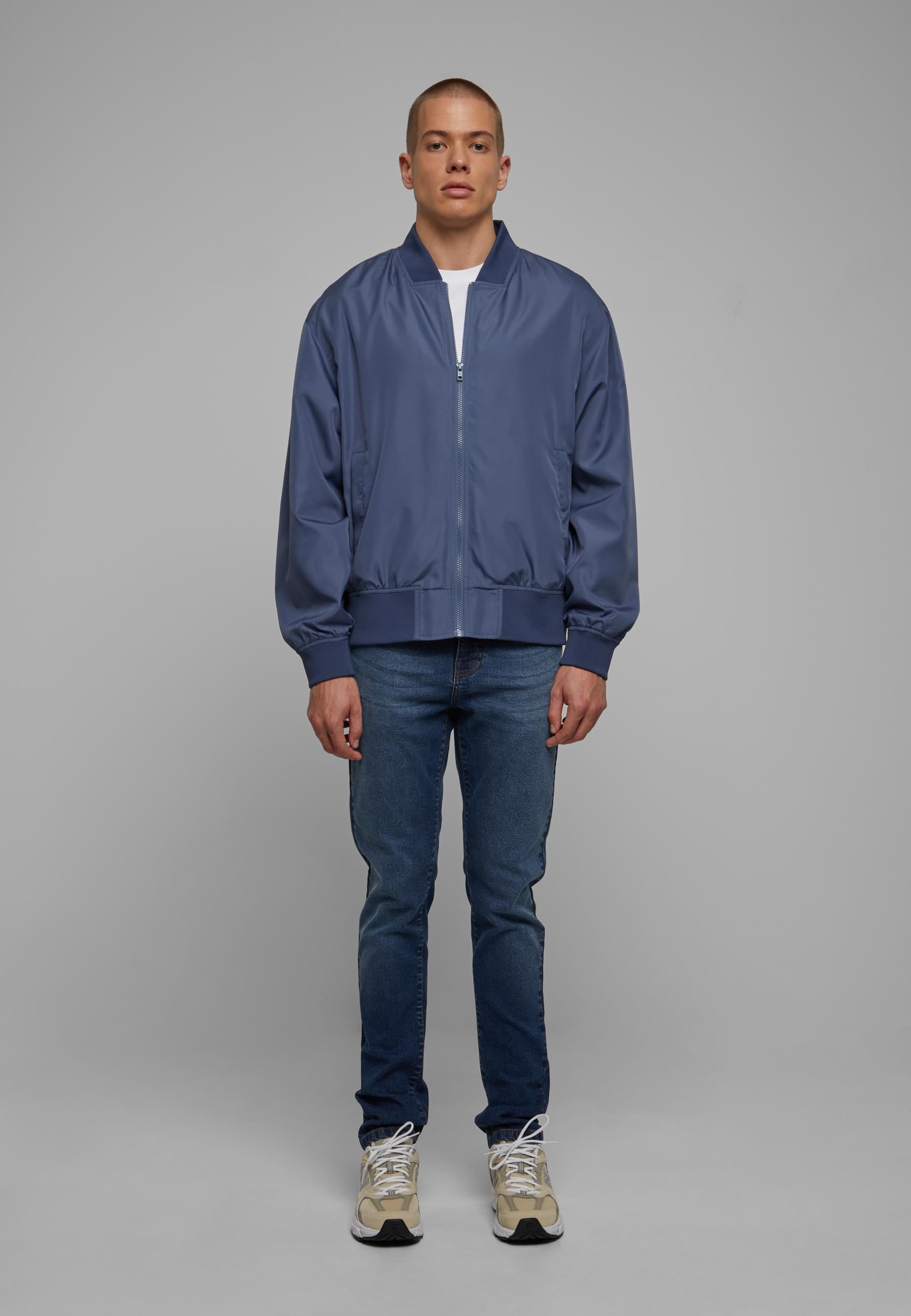 URBAN CLASSICS Bomberjacke »Urban Classics Herren Recycled Bomber Jacket« 1 Stk. tlg. ohne Kapuze