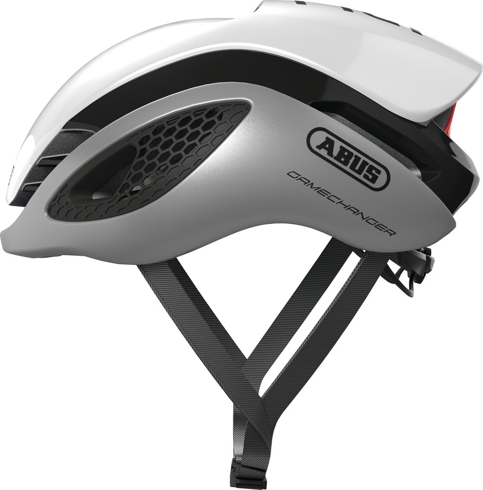 ABUS Rennradhelm »GAMECHANGER« silver white