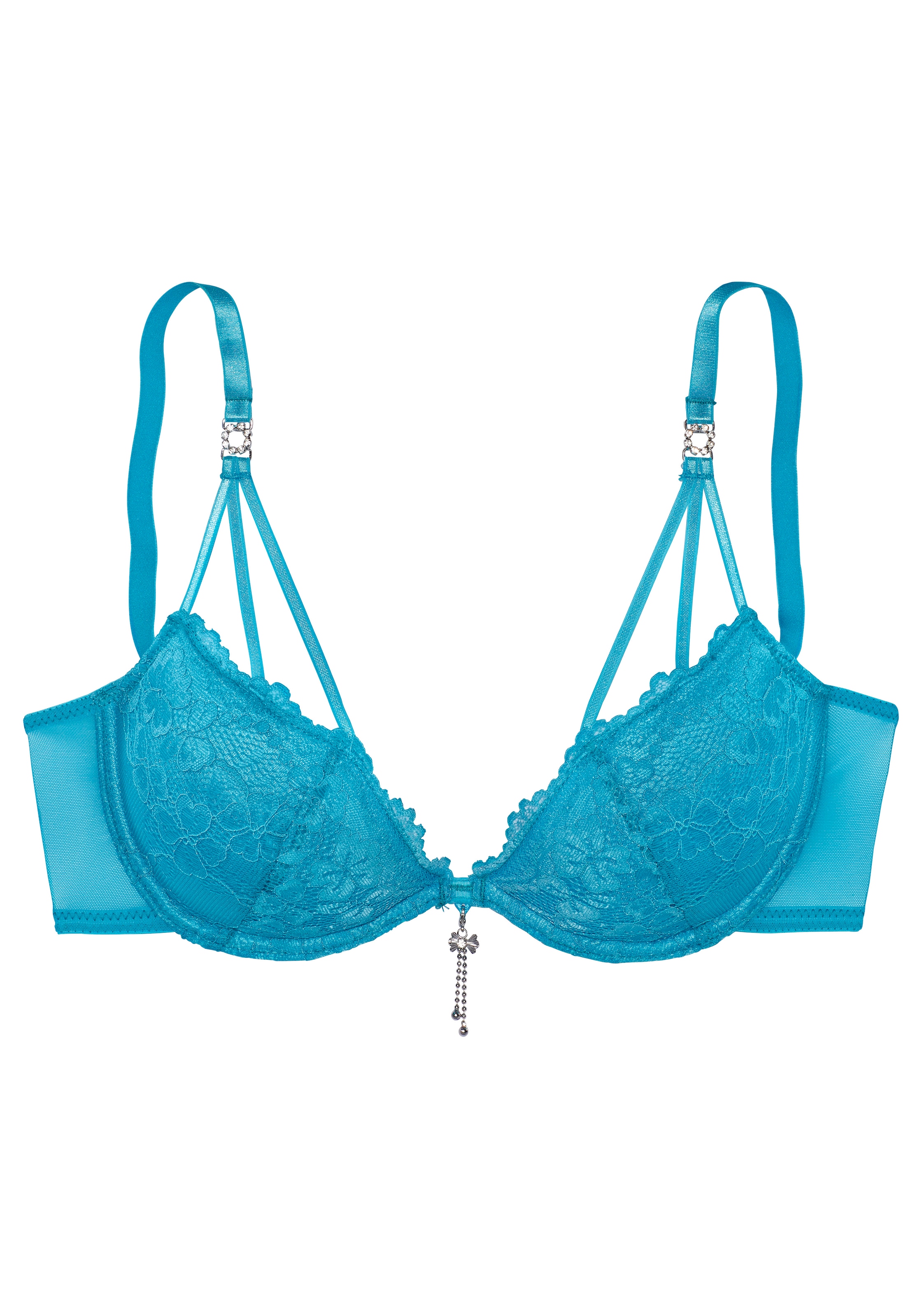 LASCANA Push-up-BH, mit edlem Schmuckaccessoire, Dessous