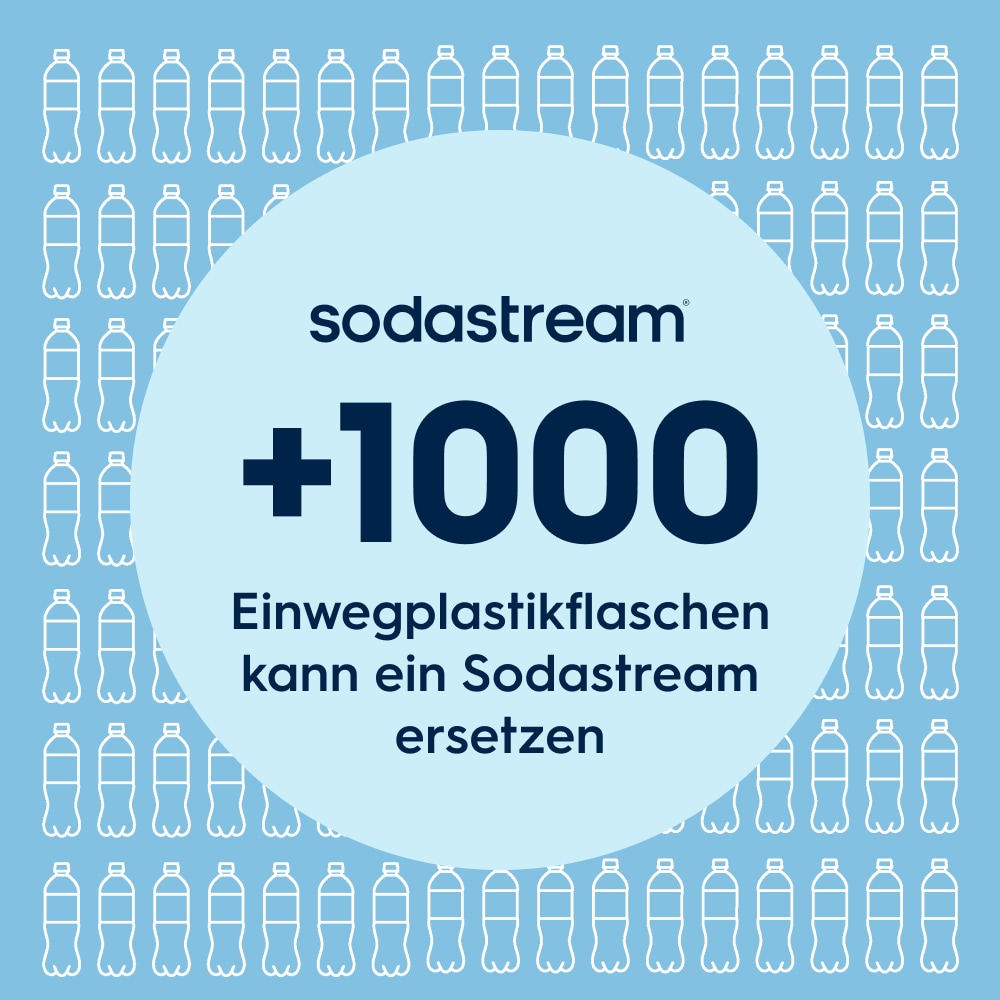 SodaStream Thermoflasche »Metallflasche Fizz&go COOL DWS, 0,9 l, Trinkflasche« kompatibel mit SodaStream DUO, E-DUO, TERRA, ART & ENSO Wassersprudler