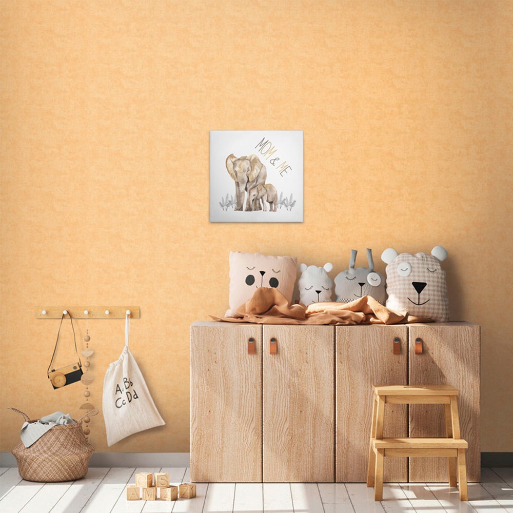 A.S. Création Leinwandbild »Fam Portrait 1 - Wandbild Beige Grau Keilrahmen günstig online kaufen