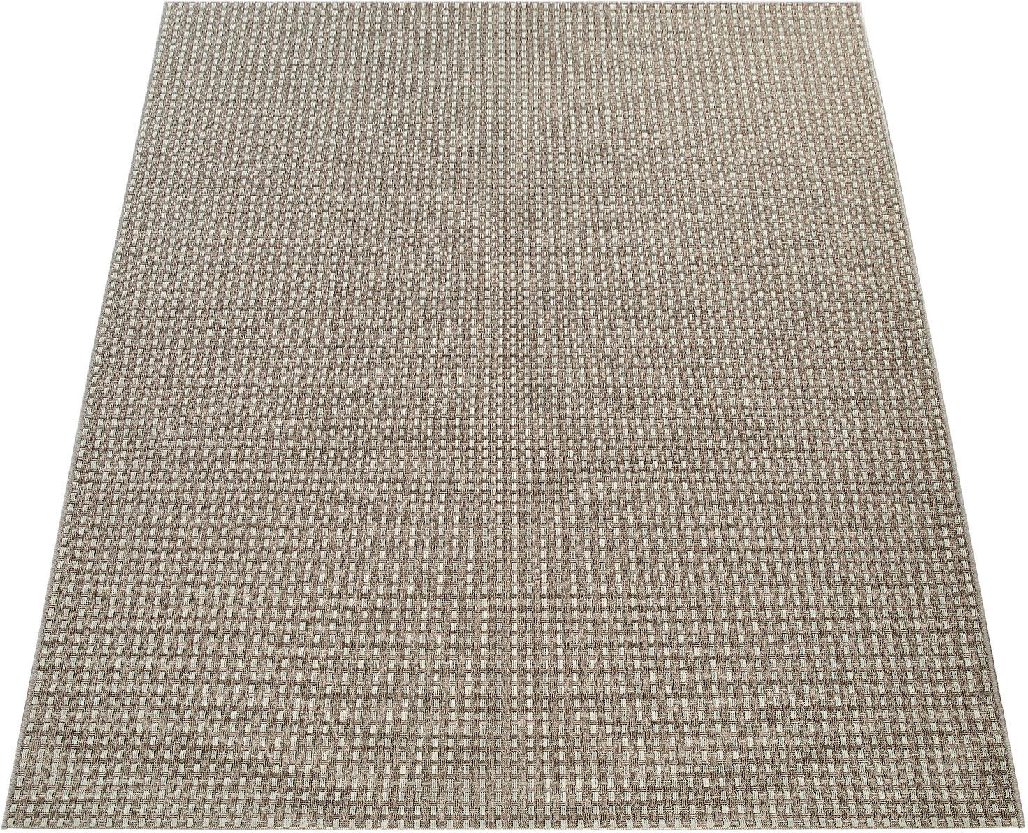 Paco Home Teppich »Waregem 622« rechteckig 4 mm Höhe Flachgewebe, Sisal-Optik, In- und Outdoor geeignet, Wohnzimmer