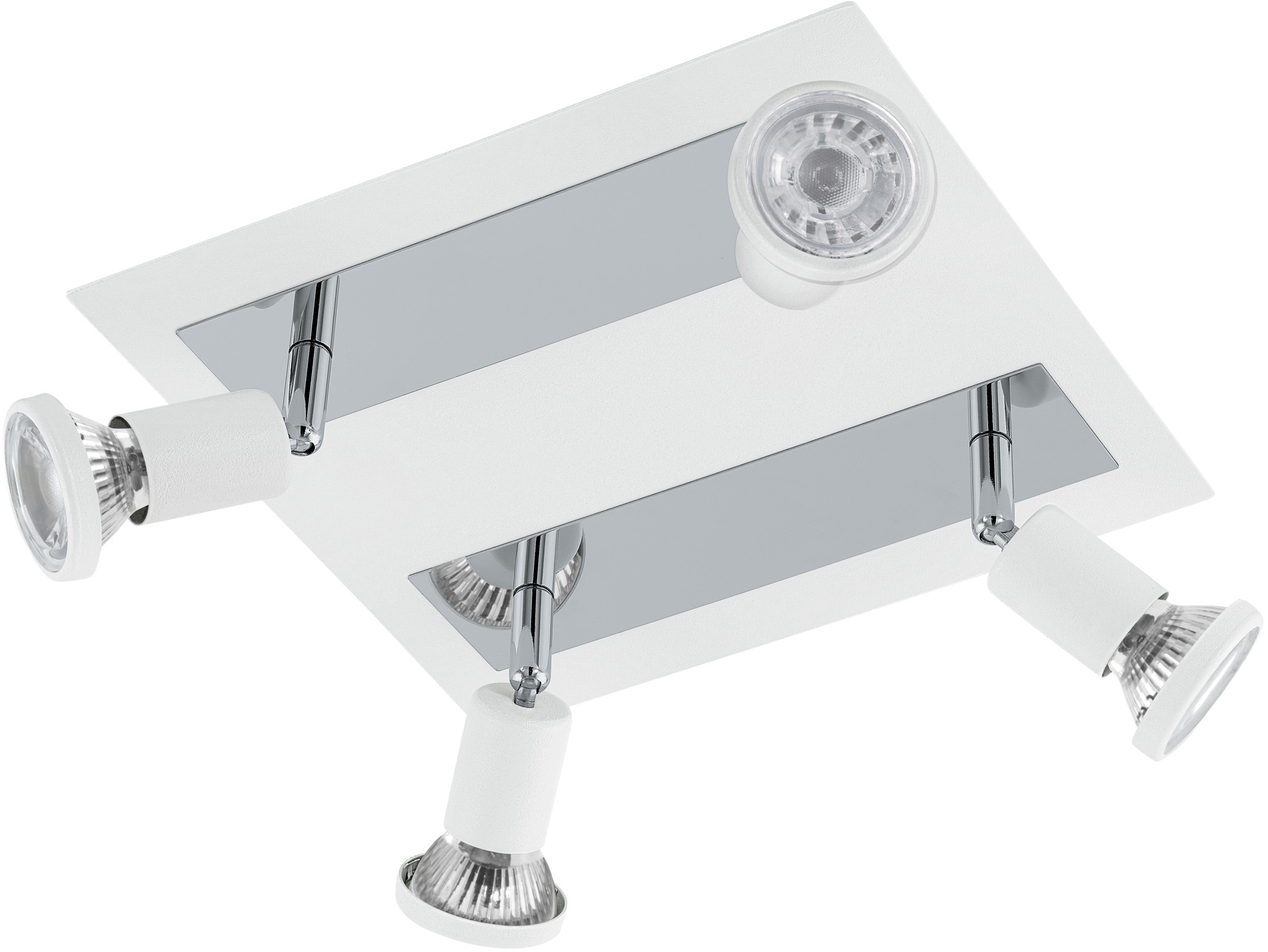 EGLO LED Deckenspots »SARRIA«, 4 flammig, Leuchtmittel LED-Board-GU10   LED günstig online kaufen