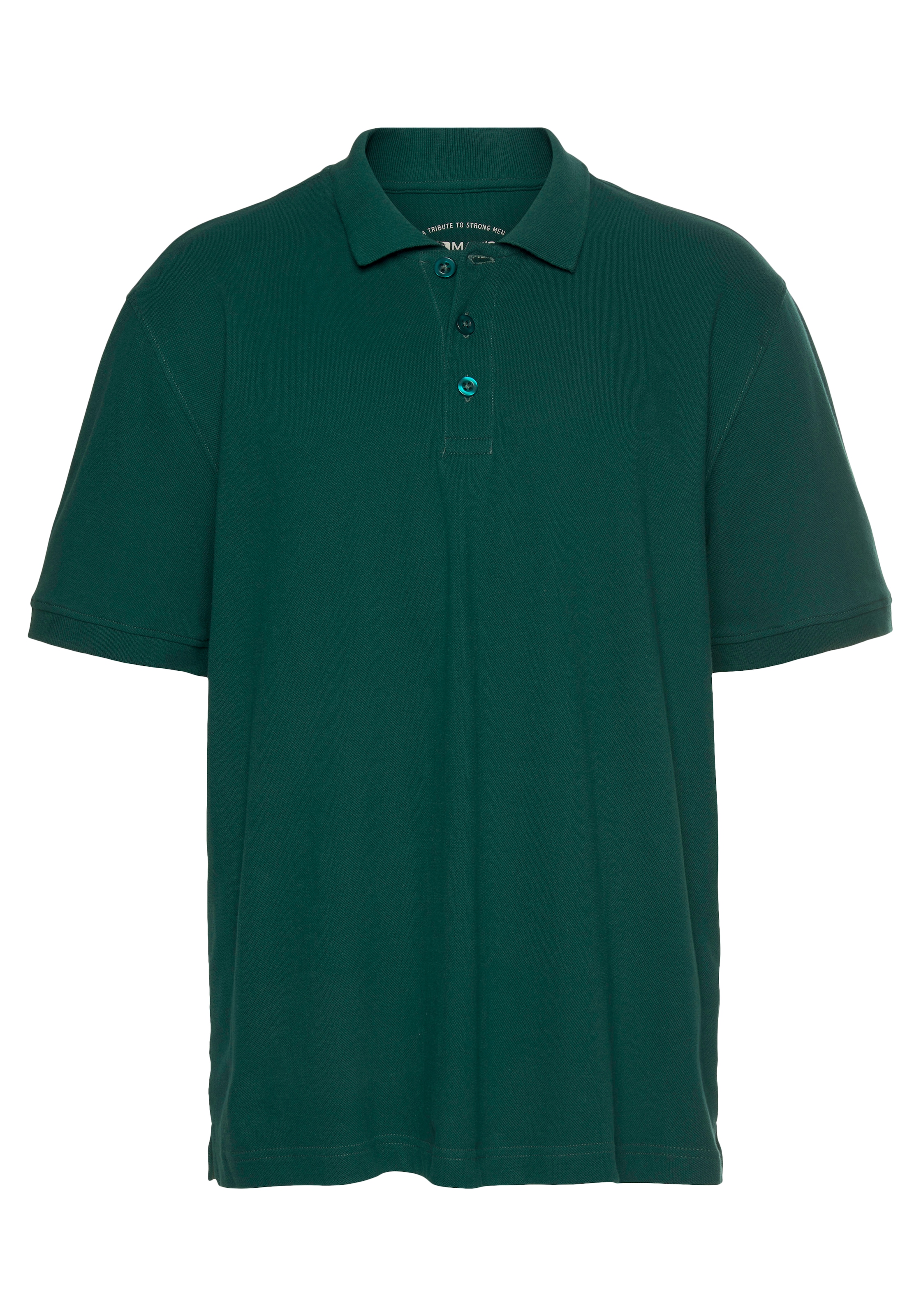 Man's World Poloshirt, Kurzarm, lockere Passform, unifarben