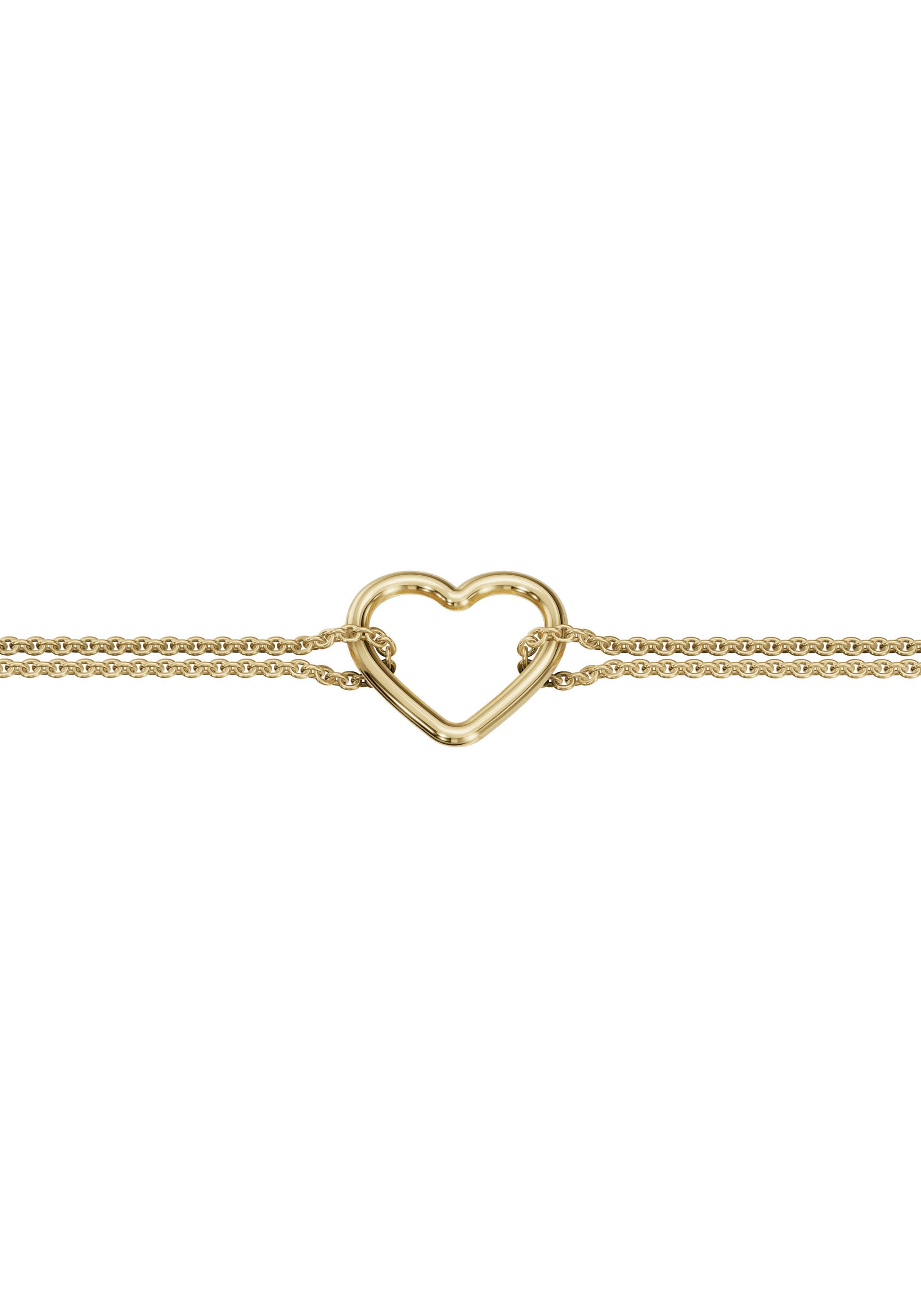 Firetti Armband »Schmuck Geschenk Silber 925 Armschmuck Armkette Ankerkette Herz«, Made in Germany