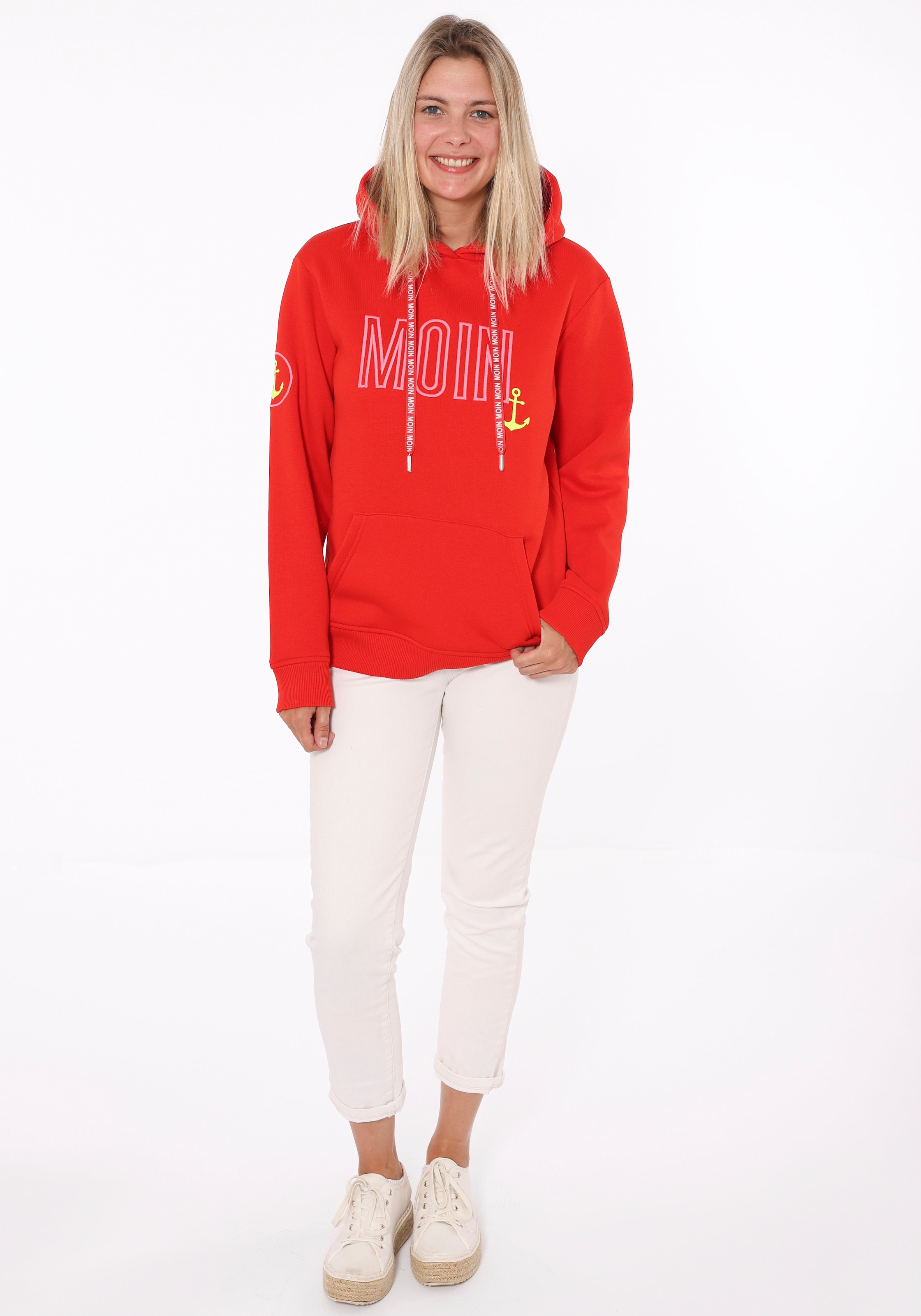 Zwillingsherz Hoodie »Limited Edition«, Langarm, Kapuze, Anker Motiv, exklusiv bei Otto
