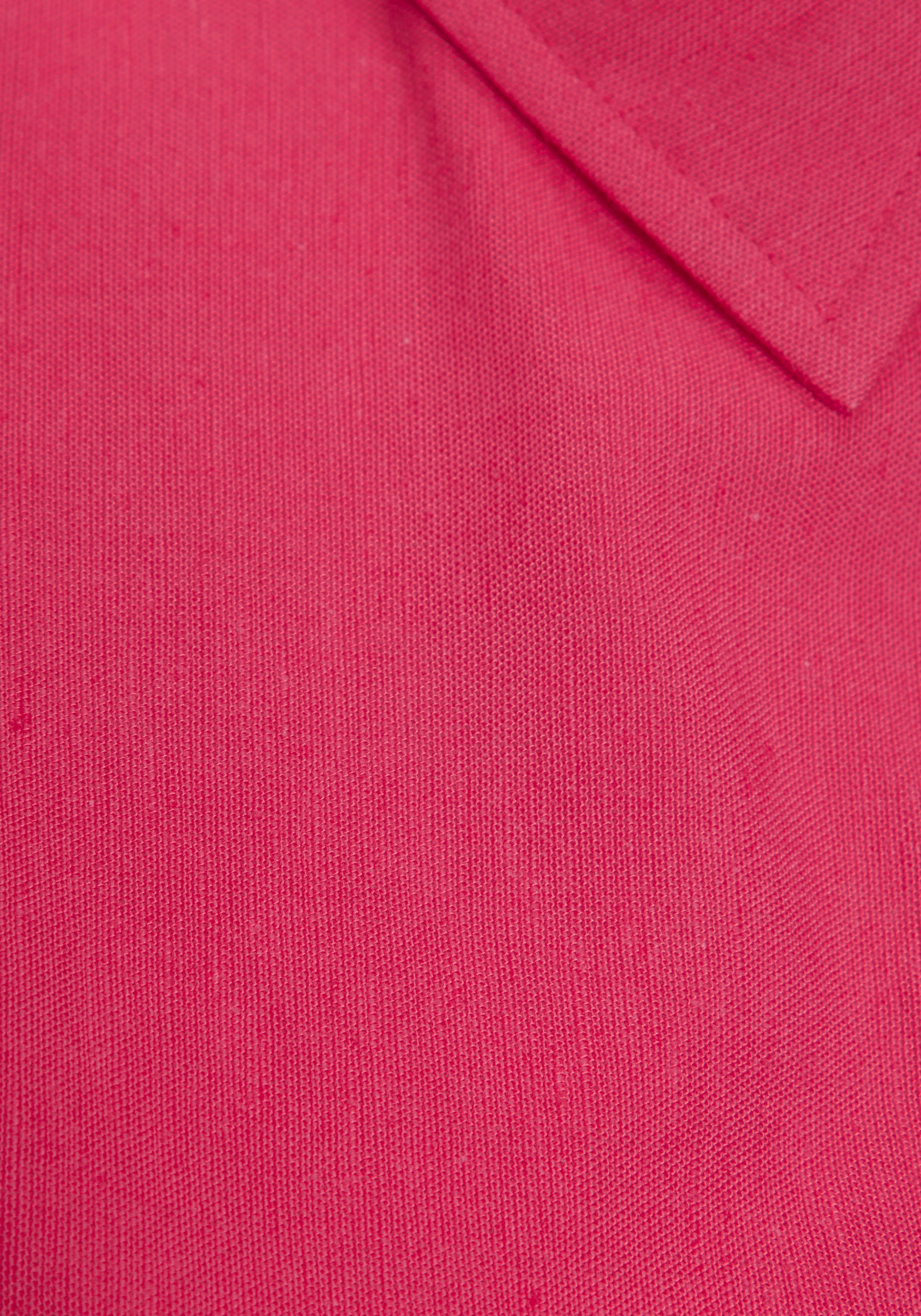 LASCANA Blusentop, mit Häkelapplikation, Leinenbluse, Sommertop, casual