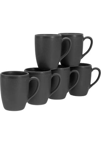 Becher »Soft Touch Black«, (Set, 6 tlg.)