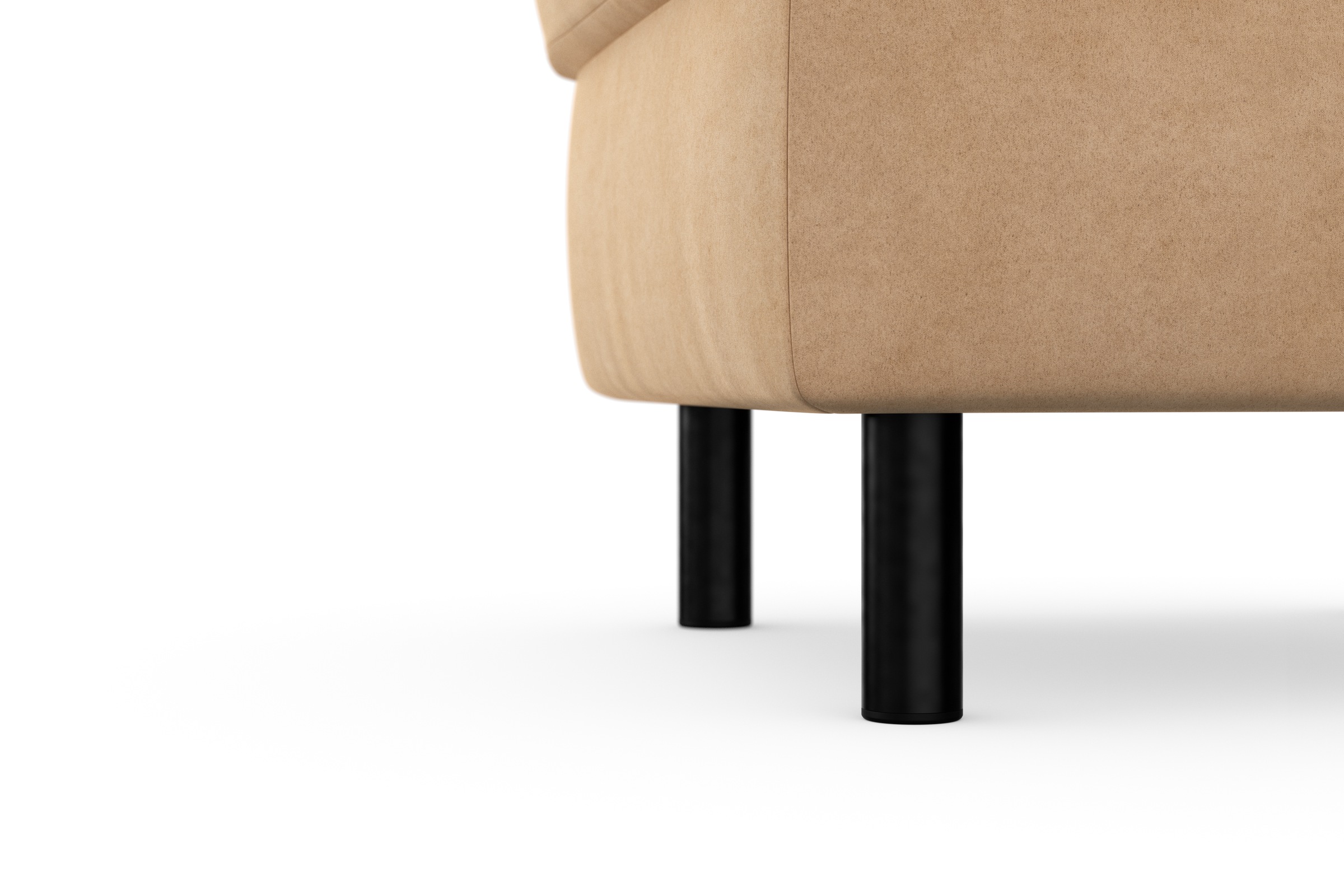 sit&more Stauraumhocker »Sinatra«, Sitzfläche ist abnehmbar, mattschwarze Metallfüße