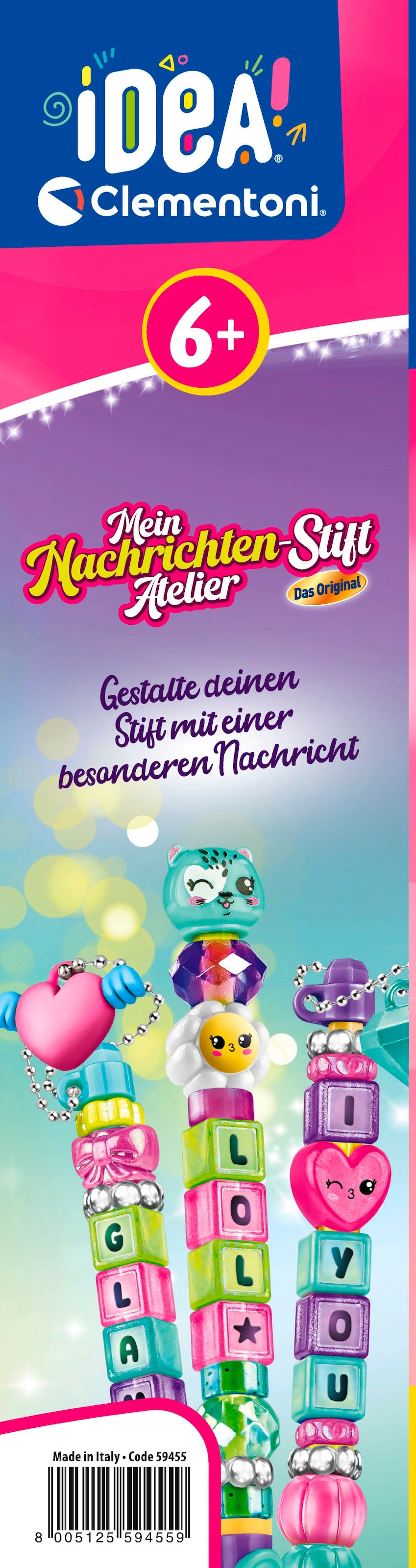 Clementoni® Kreativset »Idea, Mein Nachrichten-Stift Atelier«