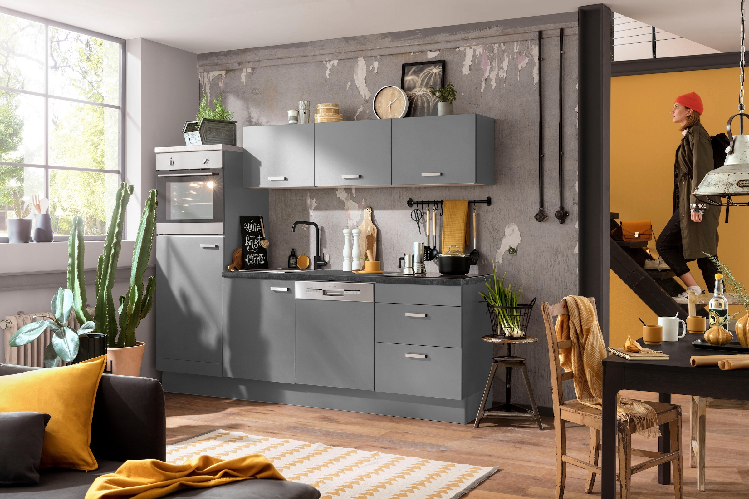 OPTIFIT Küchenzeile »Parma«, mit E-Geräten, Breite 240 cm