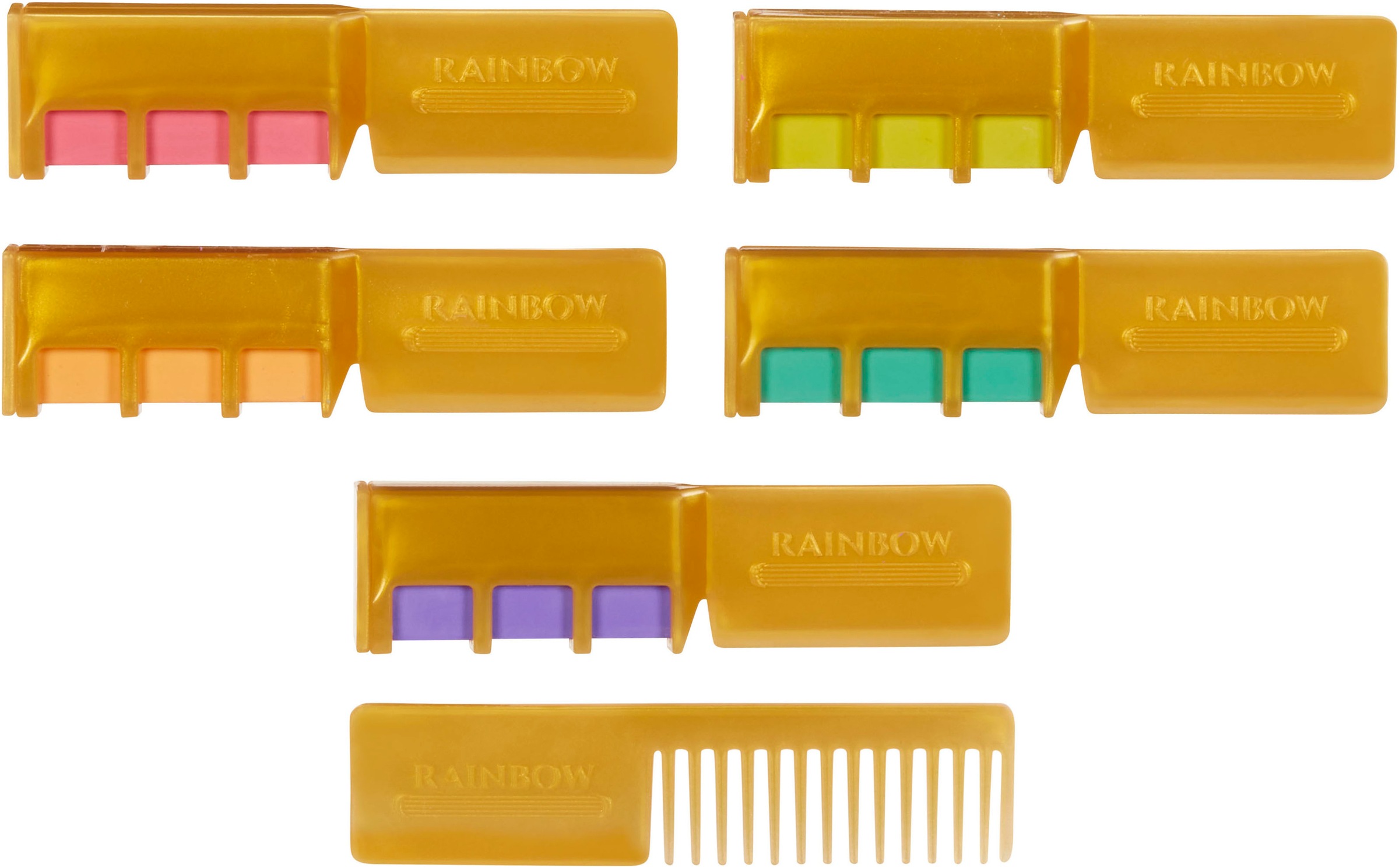 RAINBOW HIGH Anziehpuppe »Rainbow High Hair Chalk & Style Doll- Amaya (Rainbow)«