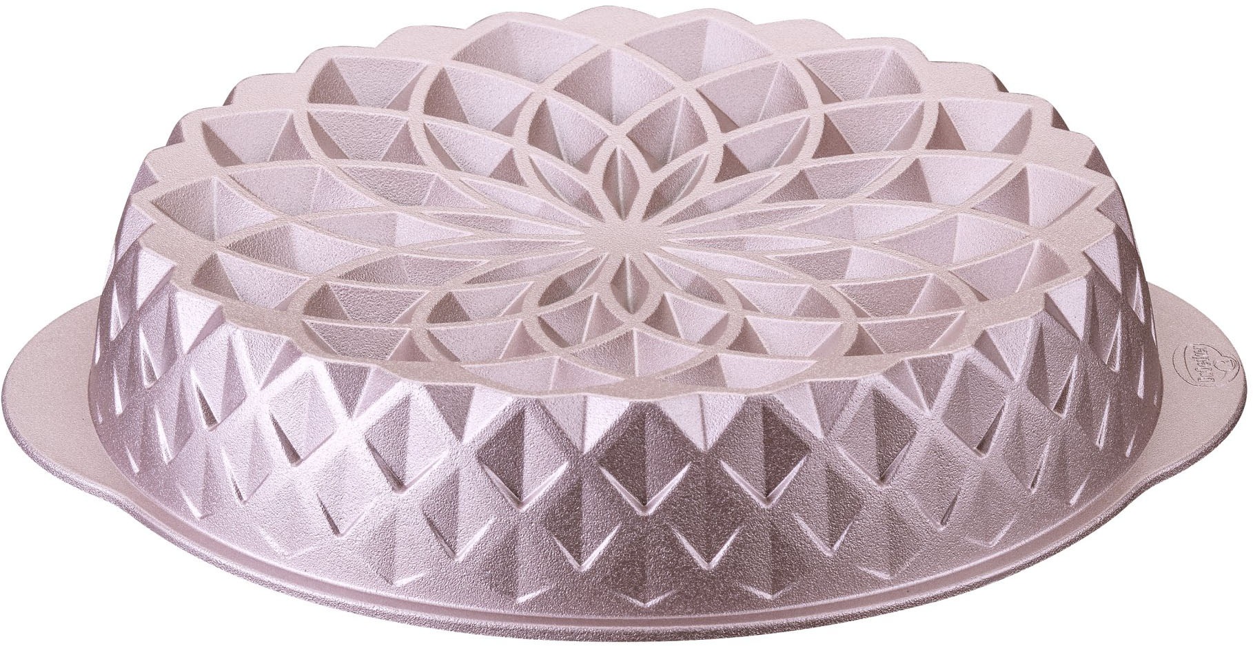 Dr. Oetker Backform »Mandala«, (1 St.), Rundform Mandala – Gugelhupfform, Backform aus Aluminiumguss, +230 °C