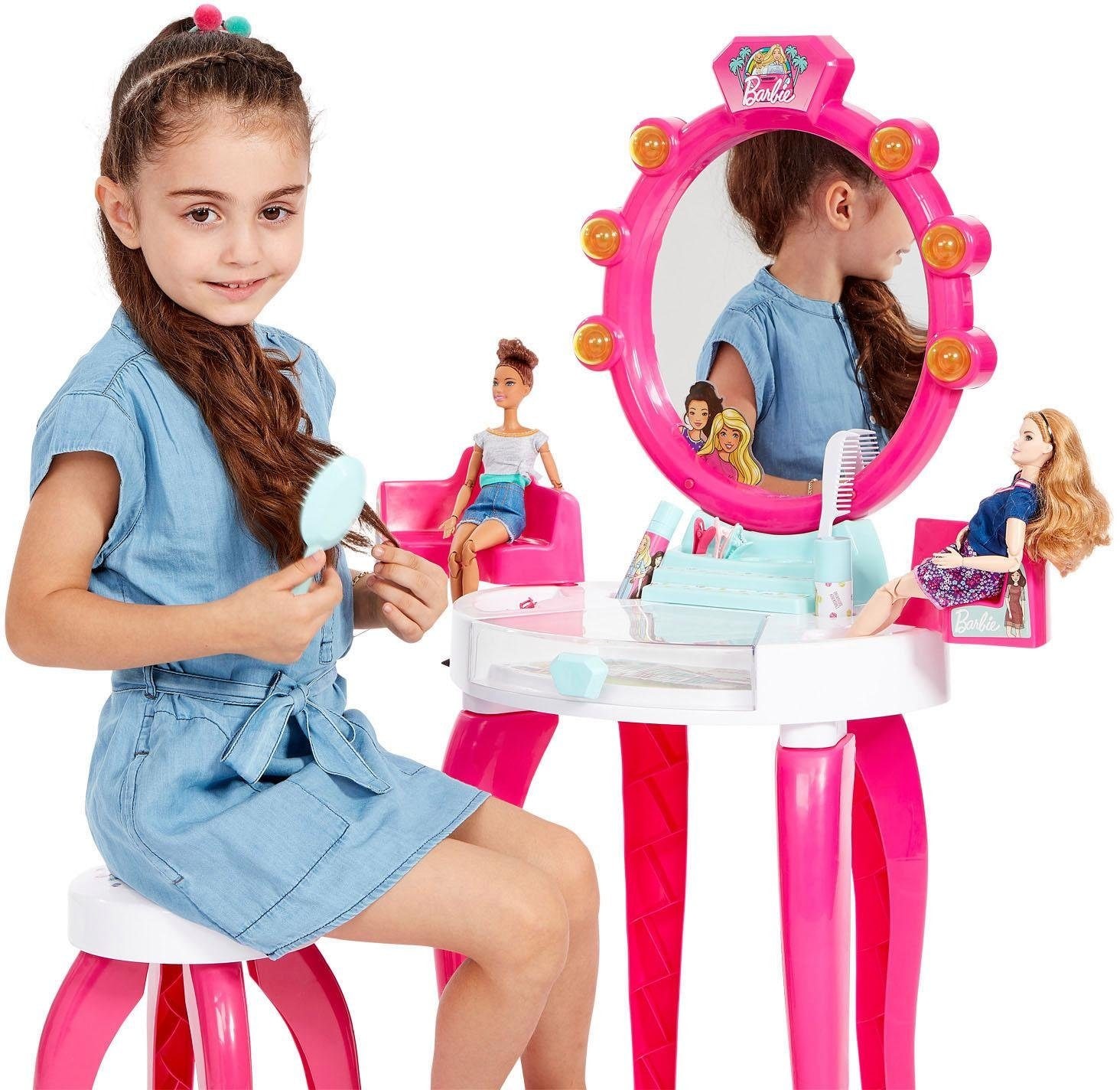Klein Schminktisch »Barbie Schönheitsstudio mit Zubehör«, mit Licht- und Soundfunktion