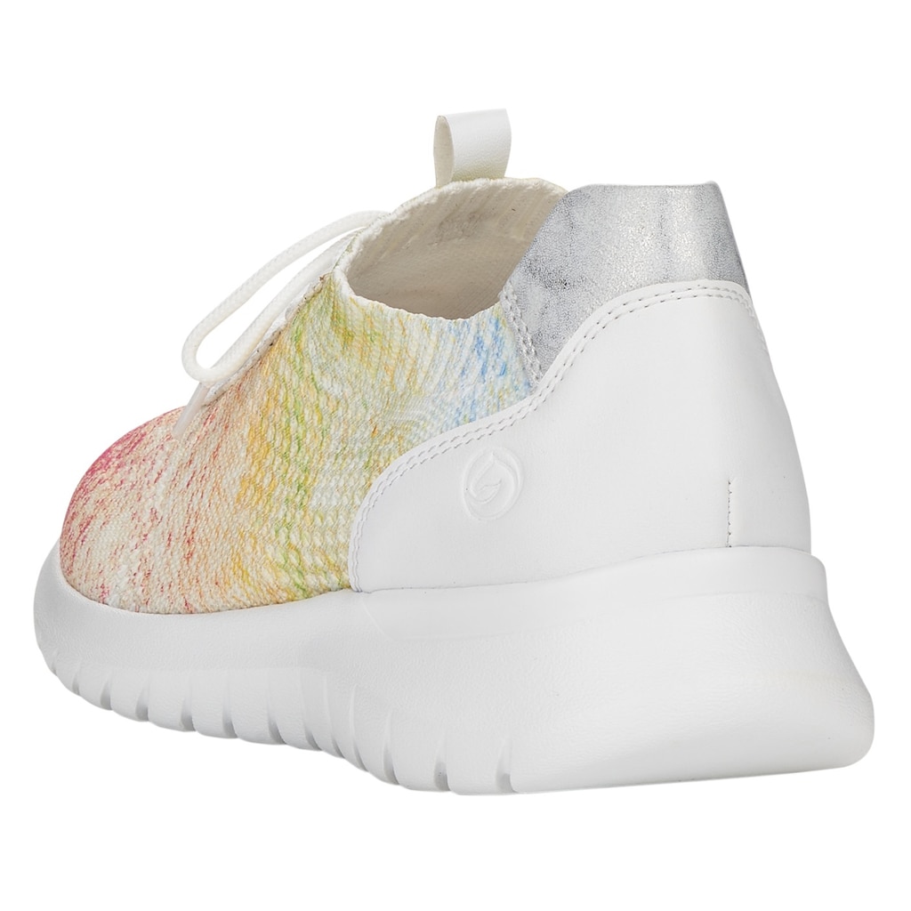 Remonte Slip-On Sneaker, mit regenbogen Farbverlauf