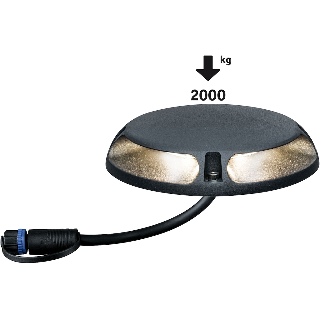 Paulmann LED Sockelleuchte »Plug & Shine«, 2 flammig-flammig, LED-Modul, IP67 3000K 24V