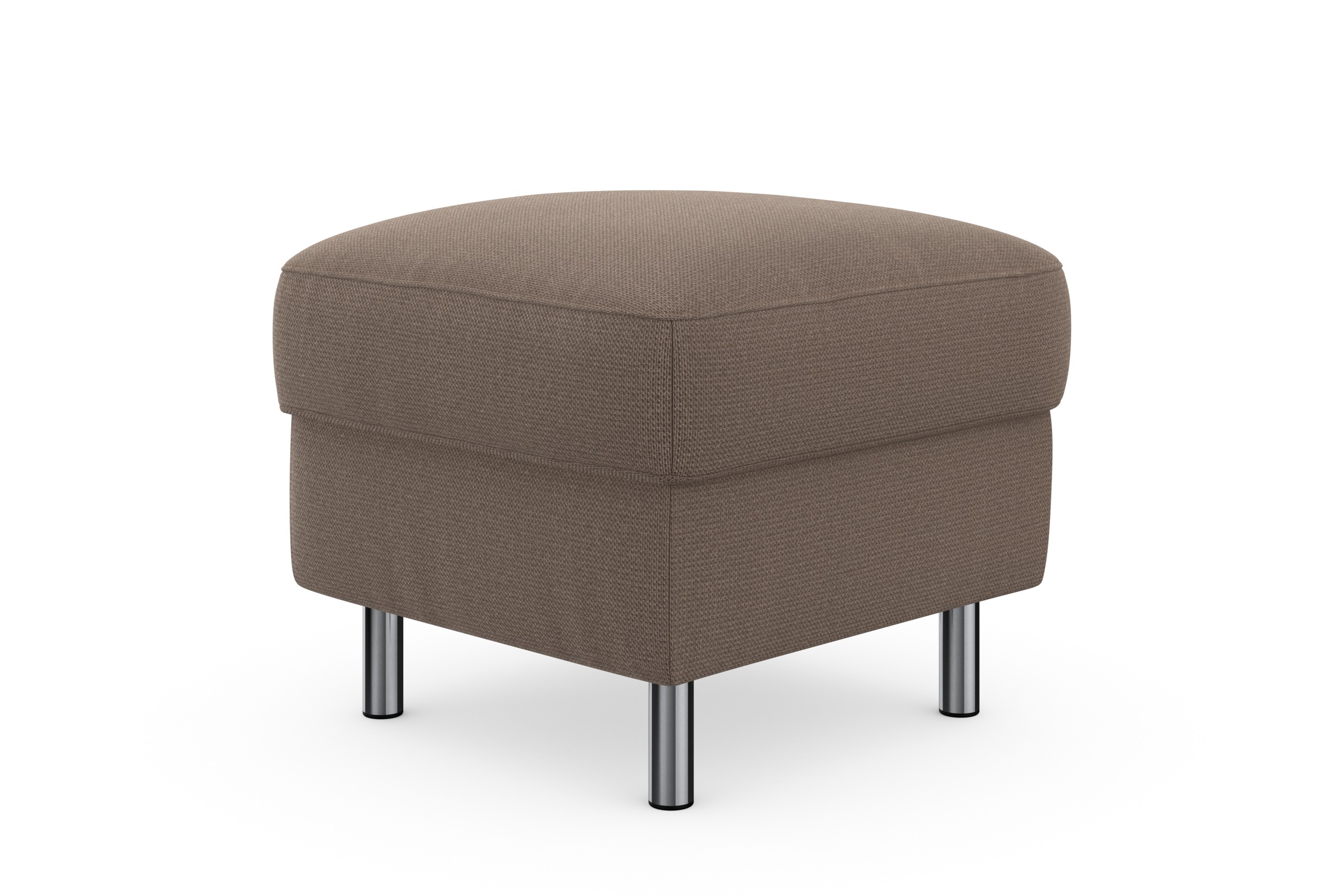sit&more Stauraumhocker »Sinatra«, Sitzfläche ist abnehmbar, chromfarbene Metallfüße