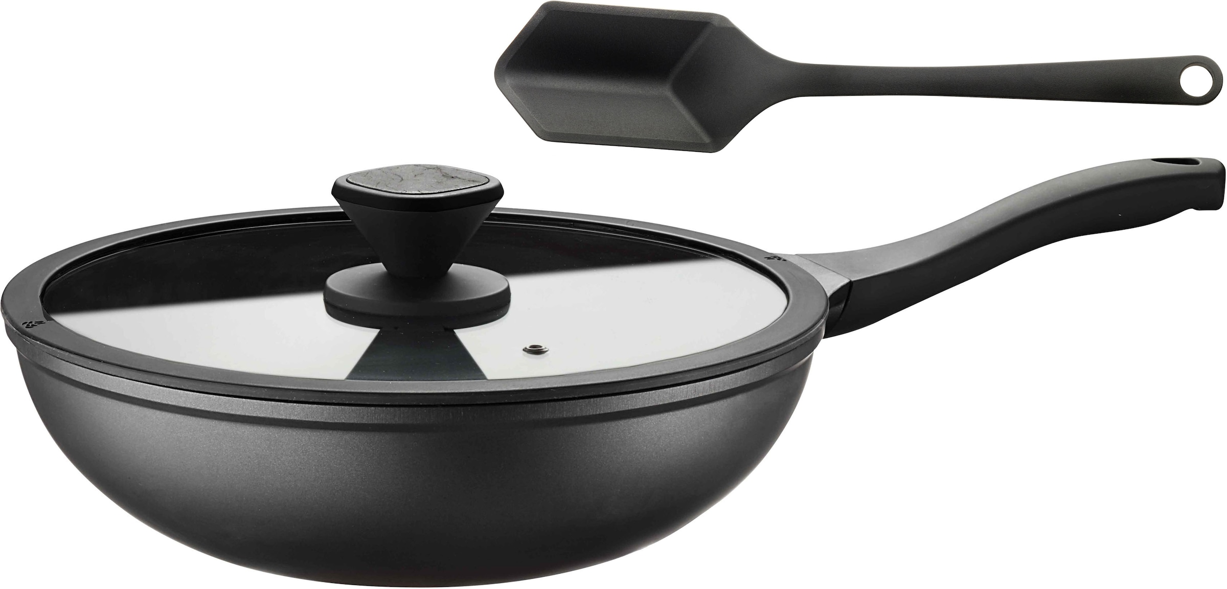 PINTINOX Wok »Pro«, Aluminium, (Set), 3-lagige Antihaftbeschichtung, Indukt günstig online kaufen