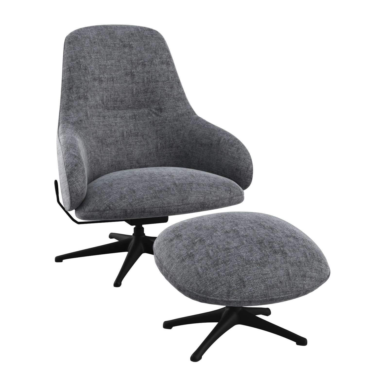 FLEXLUX Drehsessel »Falcone, TV-Loungesessel, Fernsehsessel, Polstersessel, günstig online kaufen