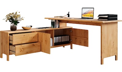 Schreibtisch »Luven«, Breite 170-304 cm