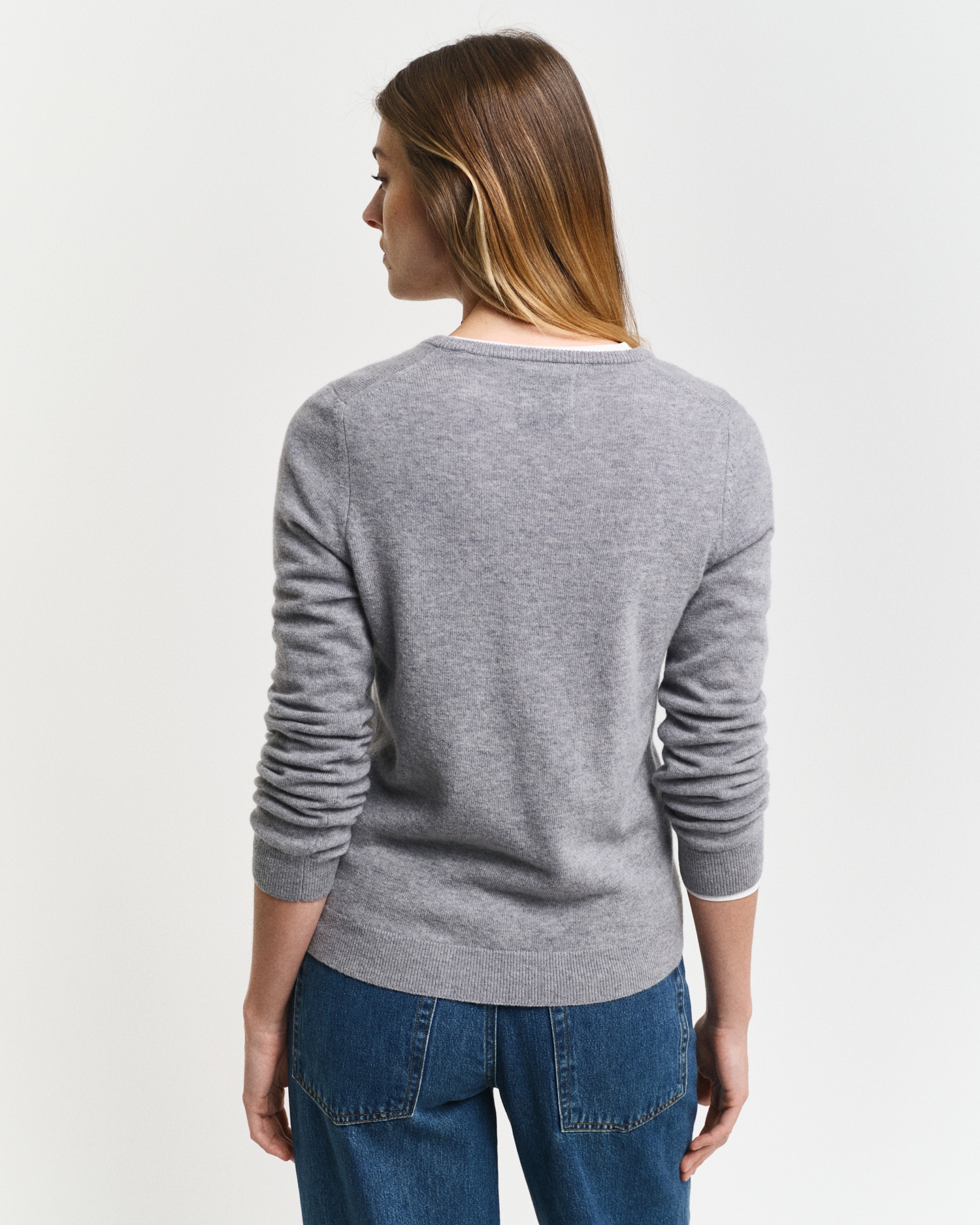 Gant V-Ausschnitt-Pullover »EXTRAFINE LAMBSWOOL V-NECK«