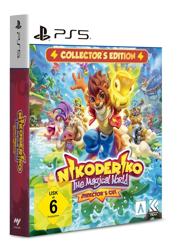 Knights Peak Spielesoftware »Nikoderiko: The Magical World Directors Cut - Collectors Edition«, PlayStation 5, Mit Artbook, OST-CD, physischem Spiel und sammelbarer Schubbox.