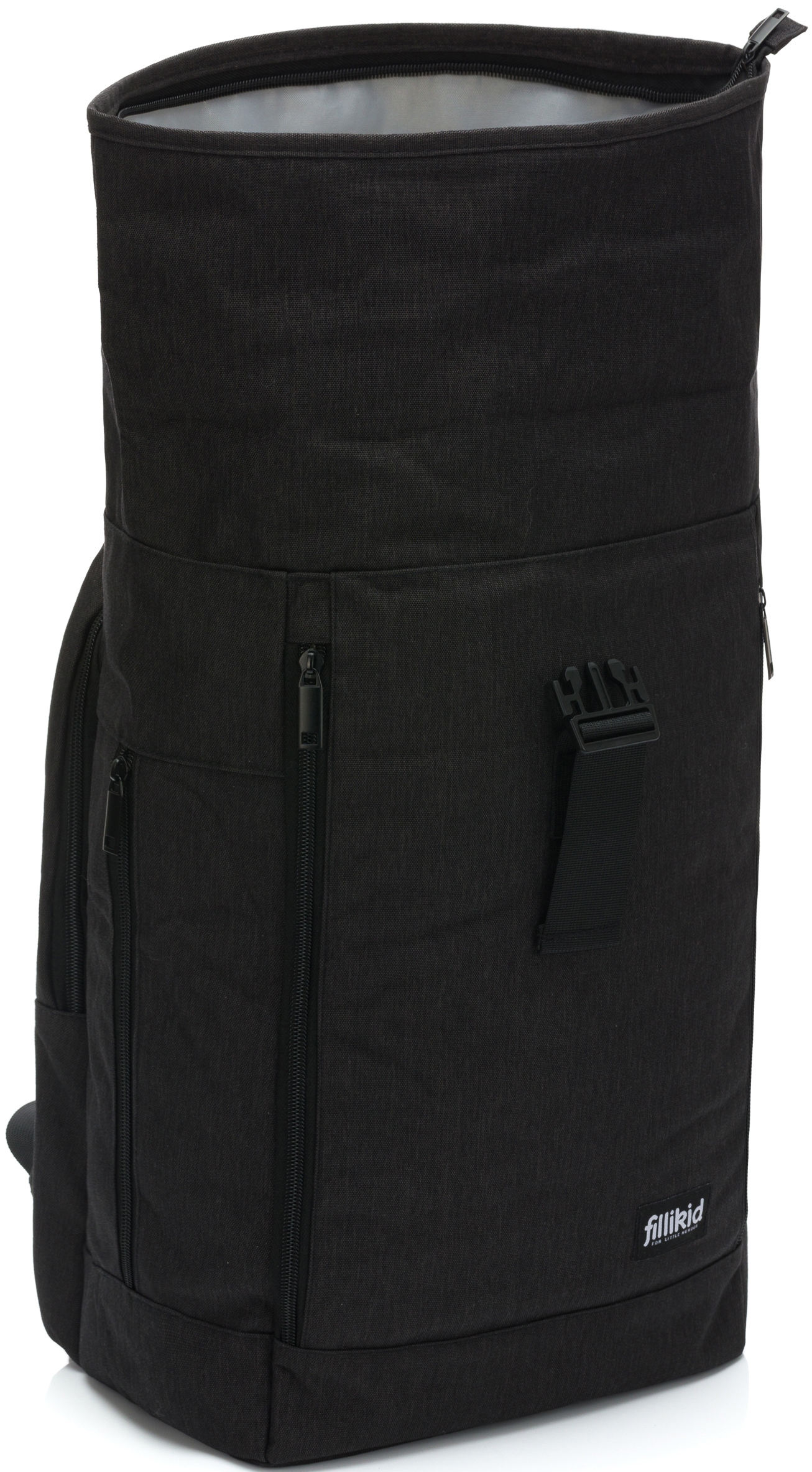Fillikid Wickelrucksack »Dublin, schwarz«, mit Wickelauflage