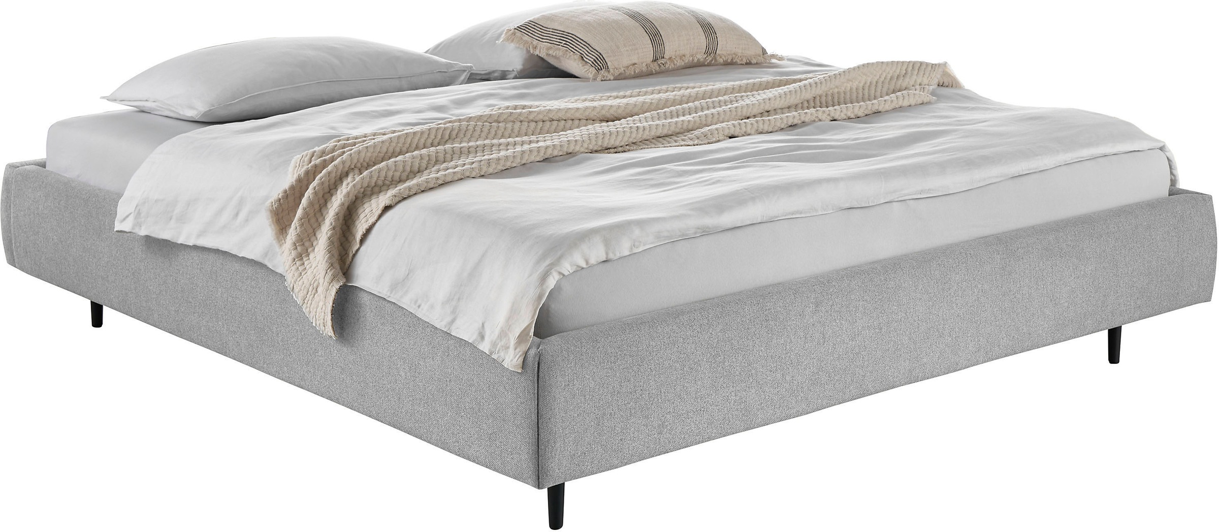 Home affaire Polsterbett »Lumira, rahmenhohes Design & wahweise Überlänge« günstig online kaufen