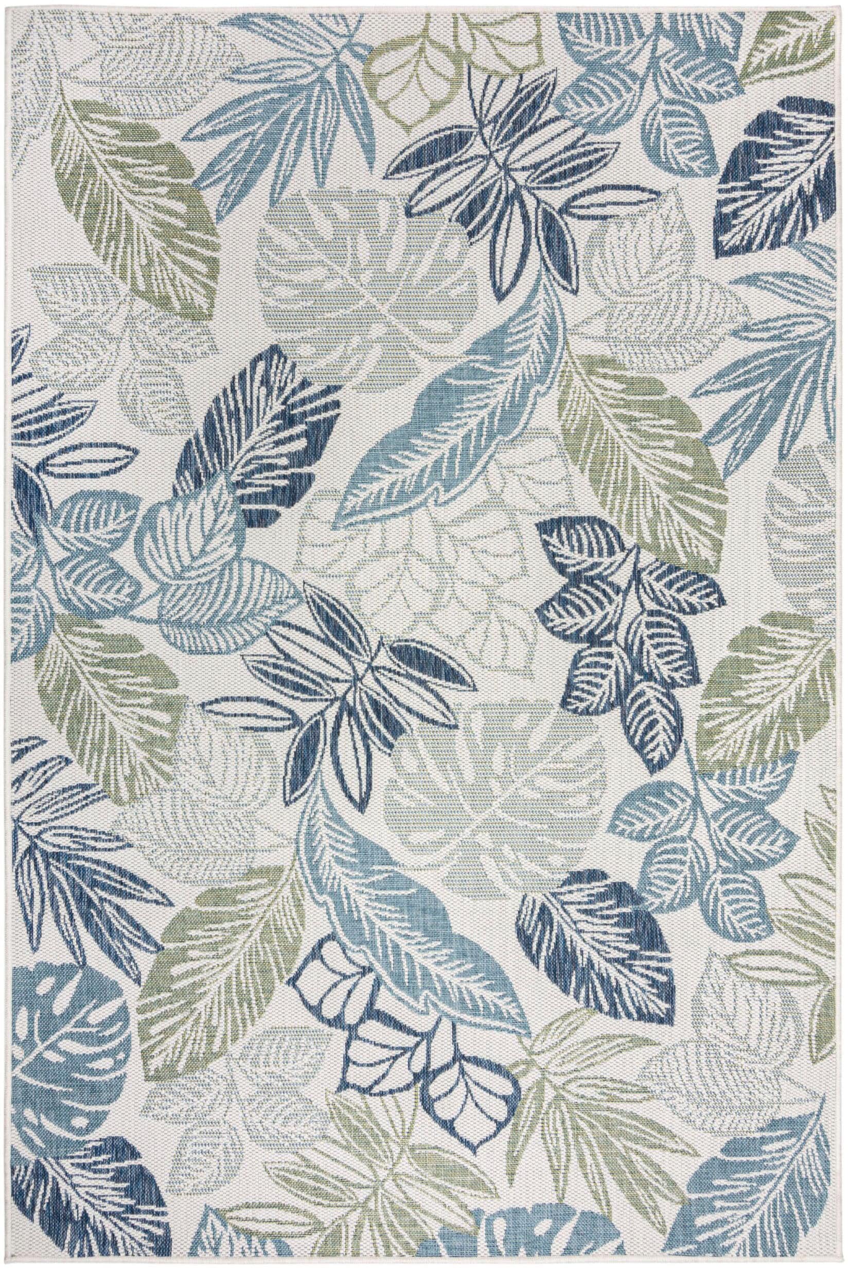 FLAIR RUGS Teppich »Bella Leaf« rechteckig 4 mm Höhe Bella Leaf Indoor & Ou günstig online kaufen