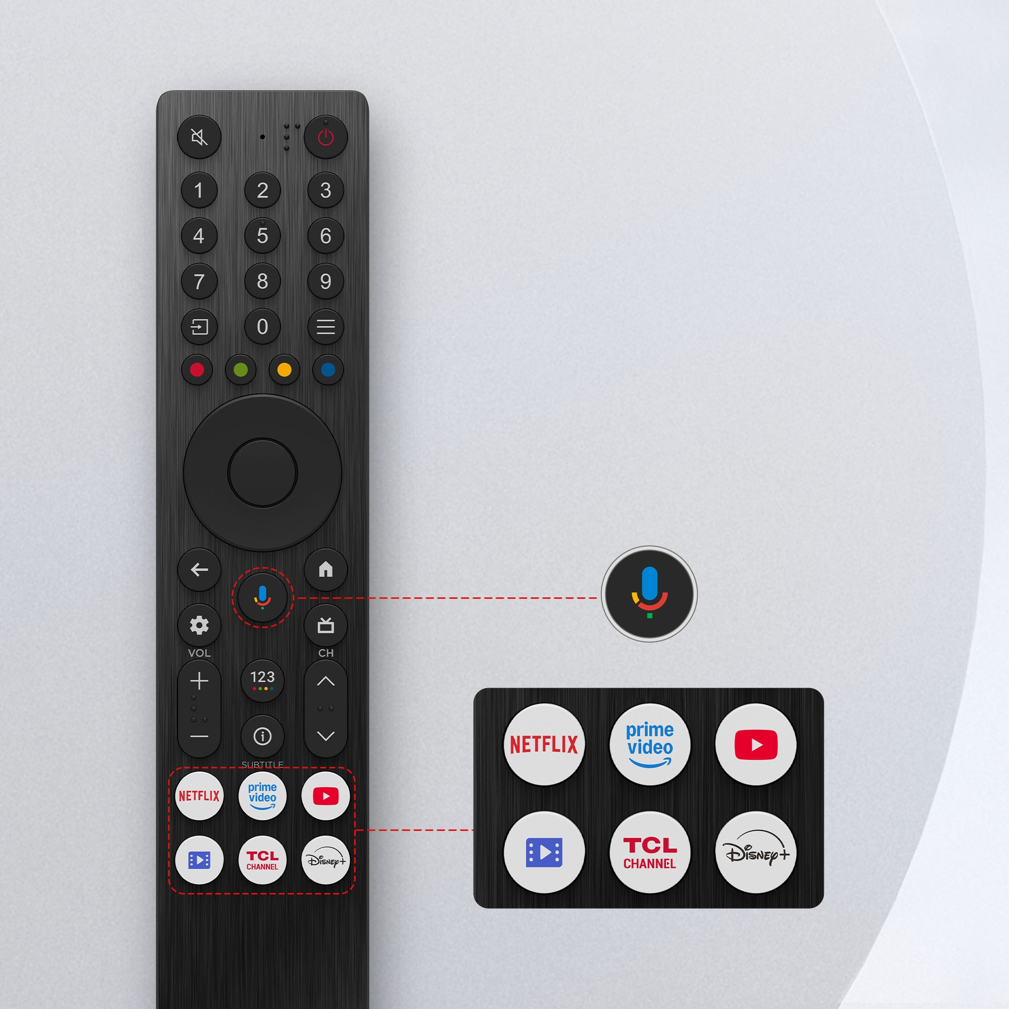 TCL Mini-LED-Fernseher »50C61KSX2« 126 cm/50 ″ Smart-TV 4K HDR, AiPQ, Game Master, Smart TV, Apple TV, Multi-HDR, Dolby Vision