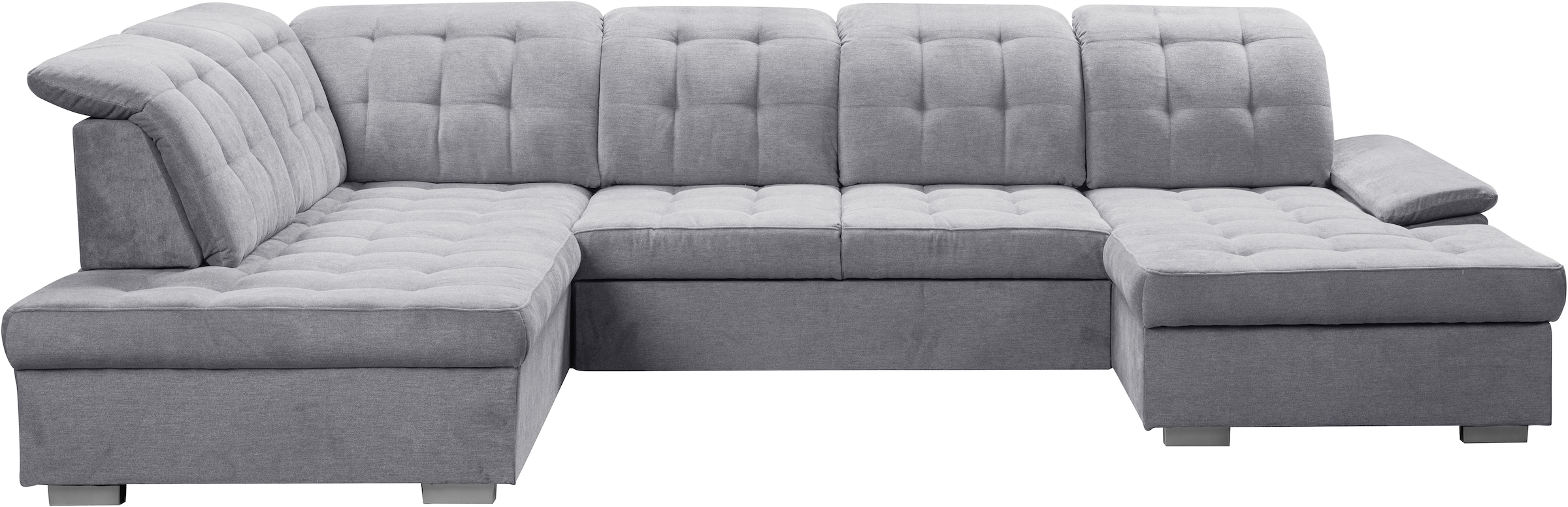 WERK2 Wohnlandschaft »Kordula-New Multifunktion Couch, Breite 332cm, U-Form günstig online kaufen