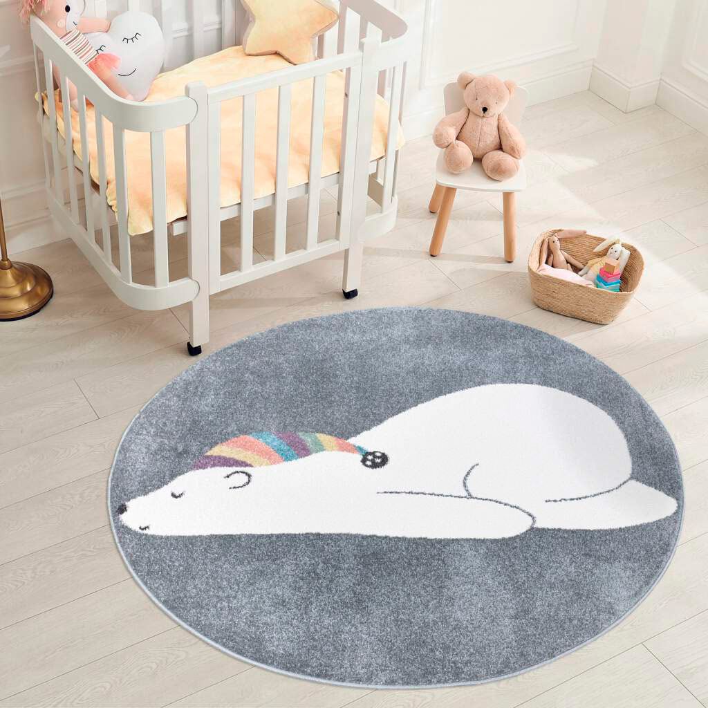 Carpet City Kinderteppich »ANIME921«, rund, 11 mm Höhe, Kinderzimmer Teppic günstig online kaufen