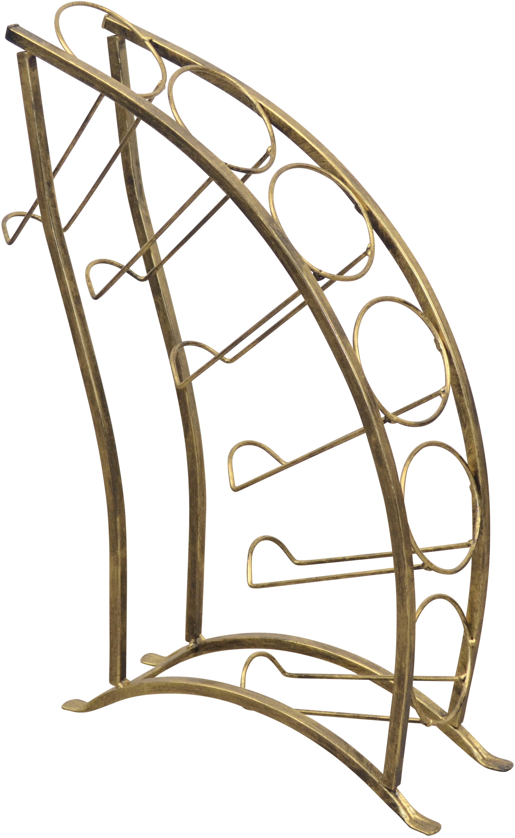 Weinflaschenhalter "Weinflaschenhalter", gold (antik goldfarben)