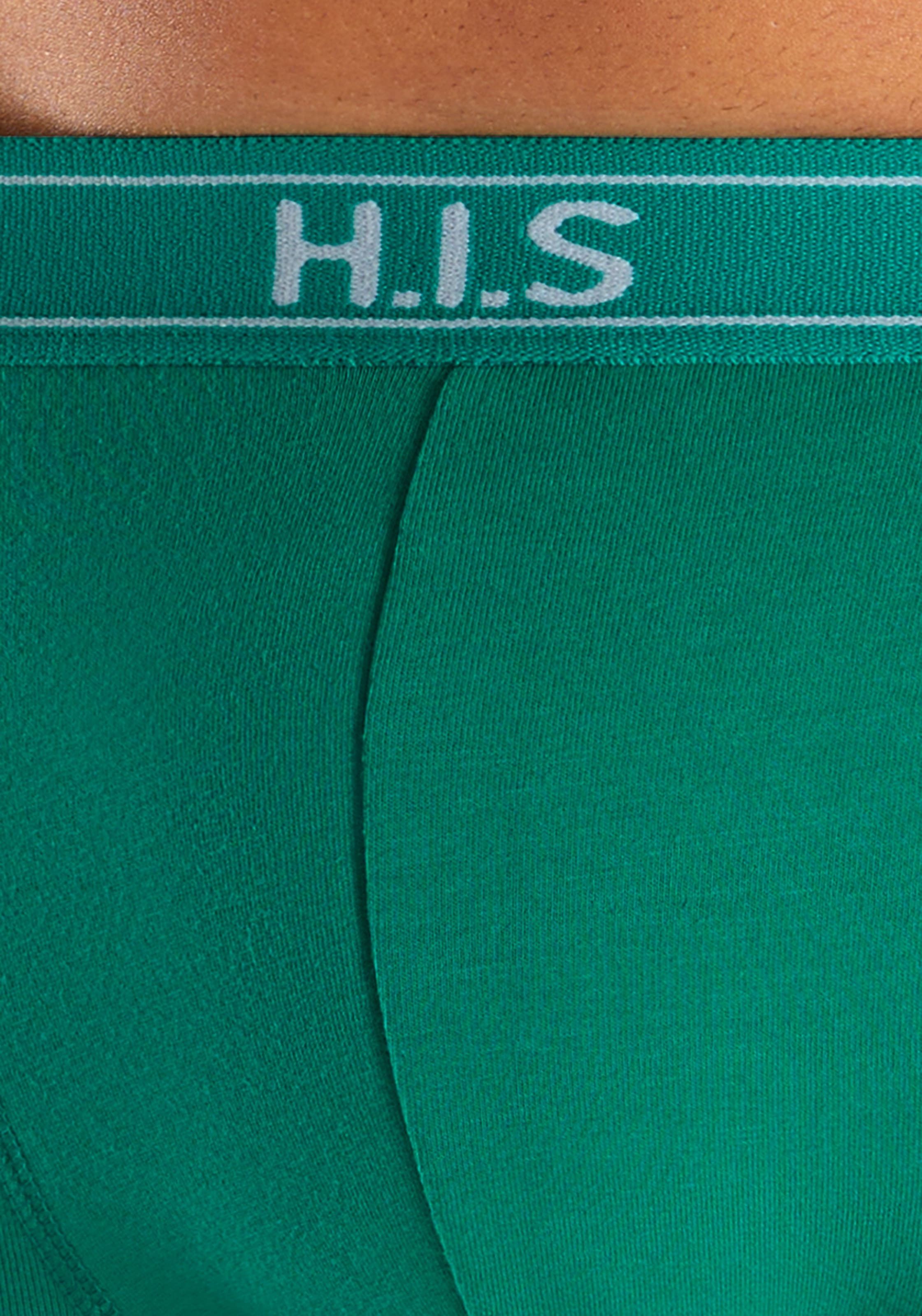 H.I.S Boxer »Boxershorts für Herren«, (Packung, 5 St.), mit Steifen und Logo im Bund