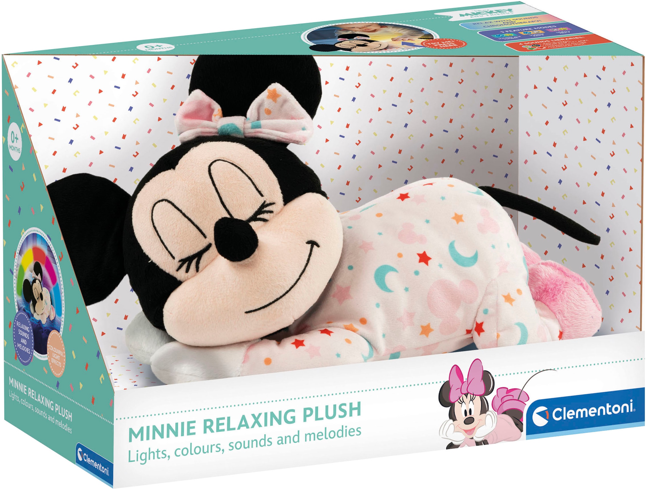 Clementoni Pluschfigur Disney Baby Schlafende Baby Minnie mit Licht und Sound Made in Europe online kaufen QUELLE