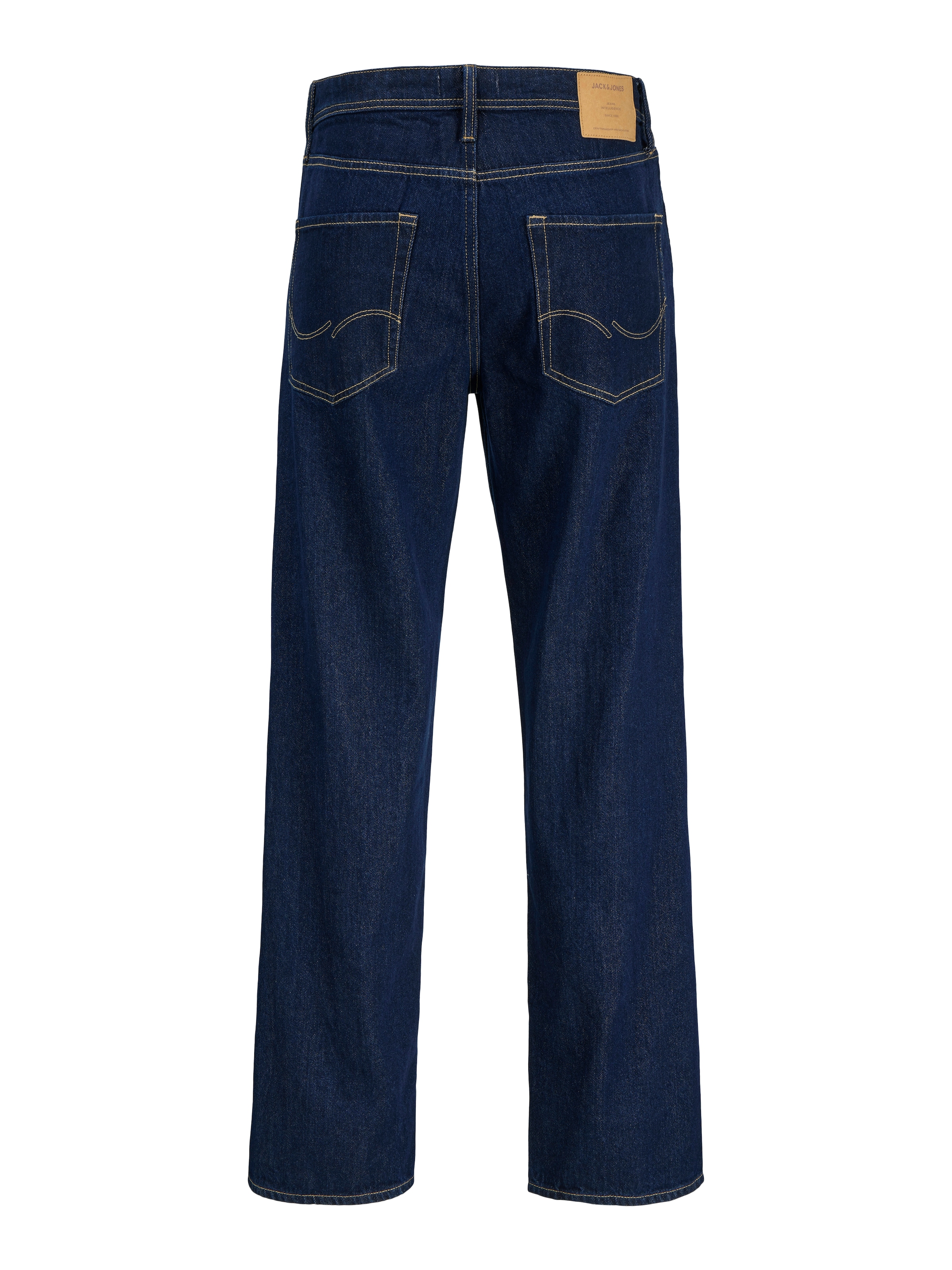 Jack & Jones Relax-fit-Jeans »JJIEDDIE mit hoher Taille und lockerer Passform« Baumwolle, relaxed fit