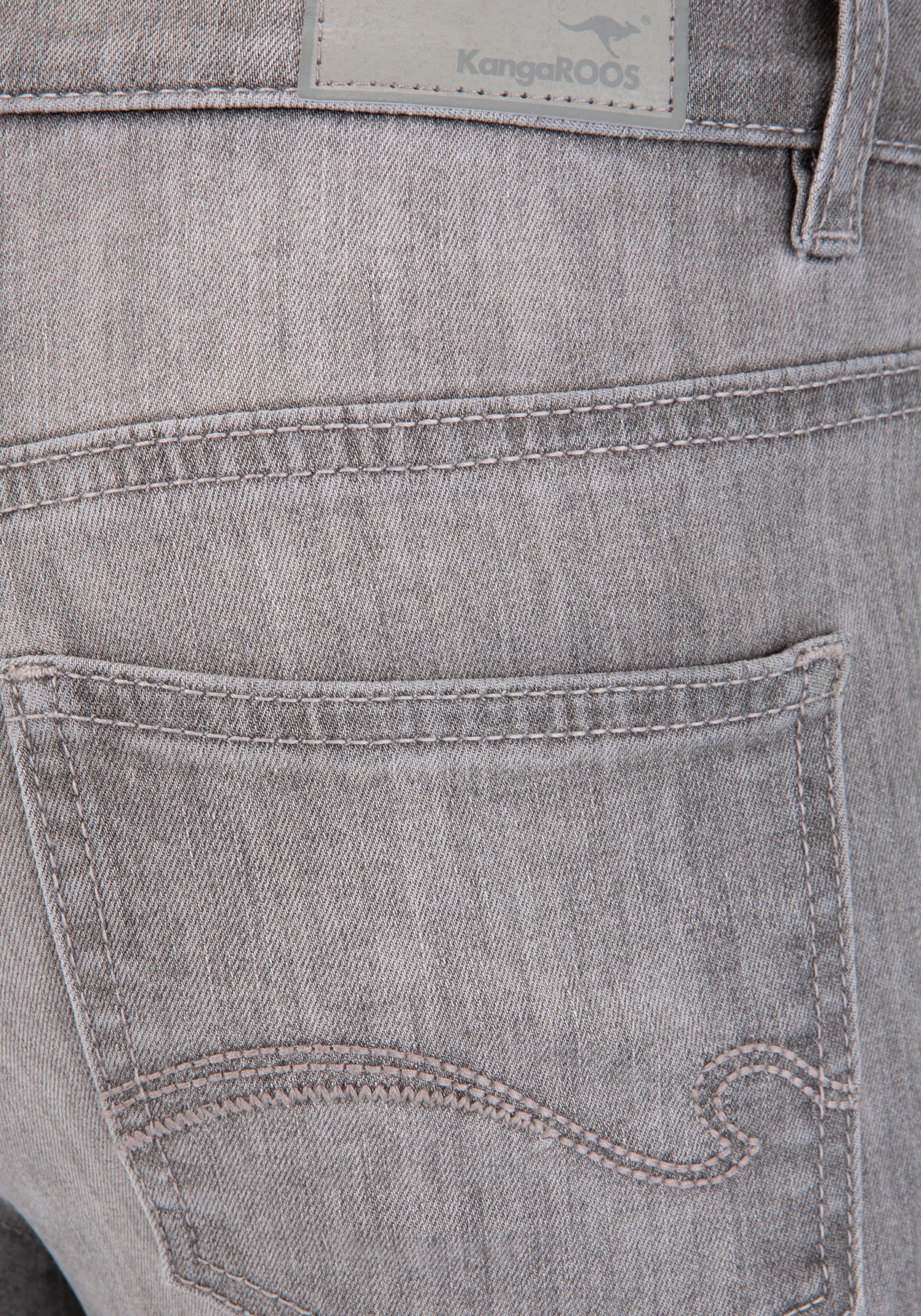 KangaROOS 5-Pocket-Jeans »SUPER SKINNY HIGH RISE«, knöchellang, mit Used-Optik, hohe Leibhöhe