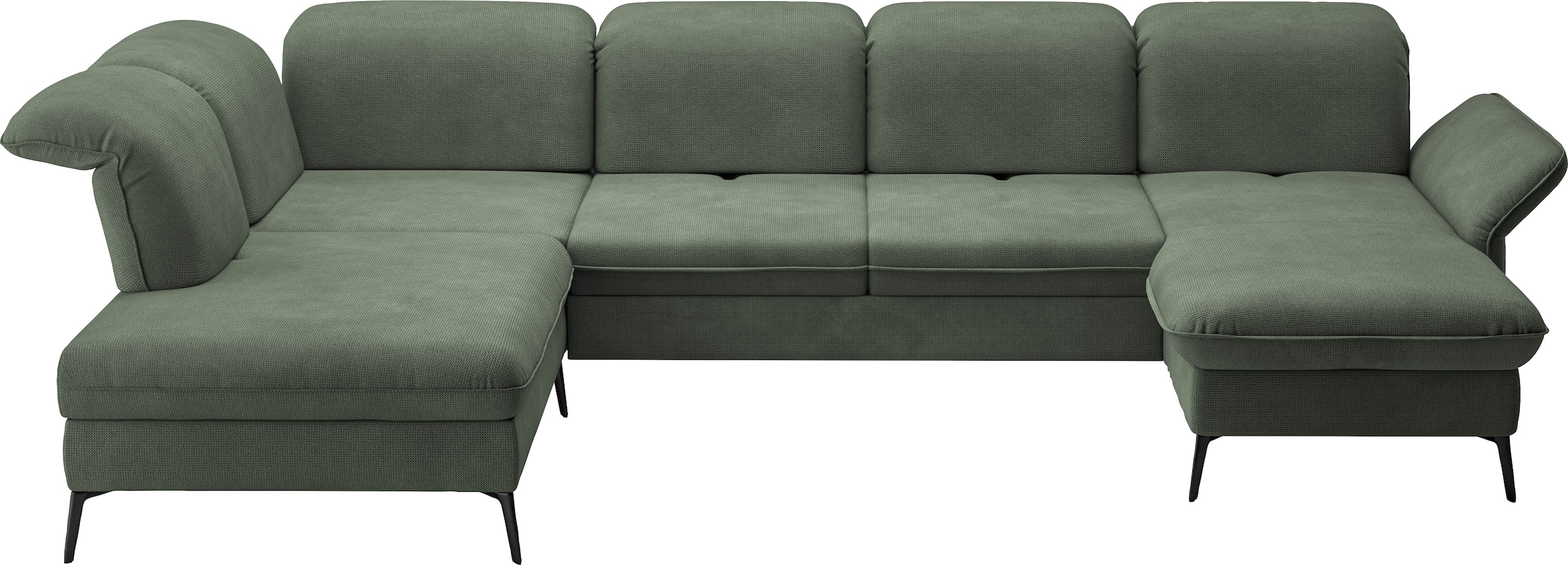 sit&more Wohnlandschaft »Emely«, mit Sitztiefenverstellung optional mit Bettfunktion und Bettkasten