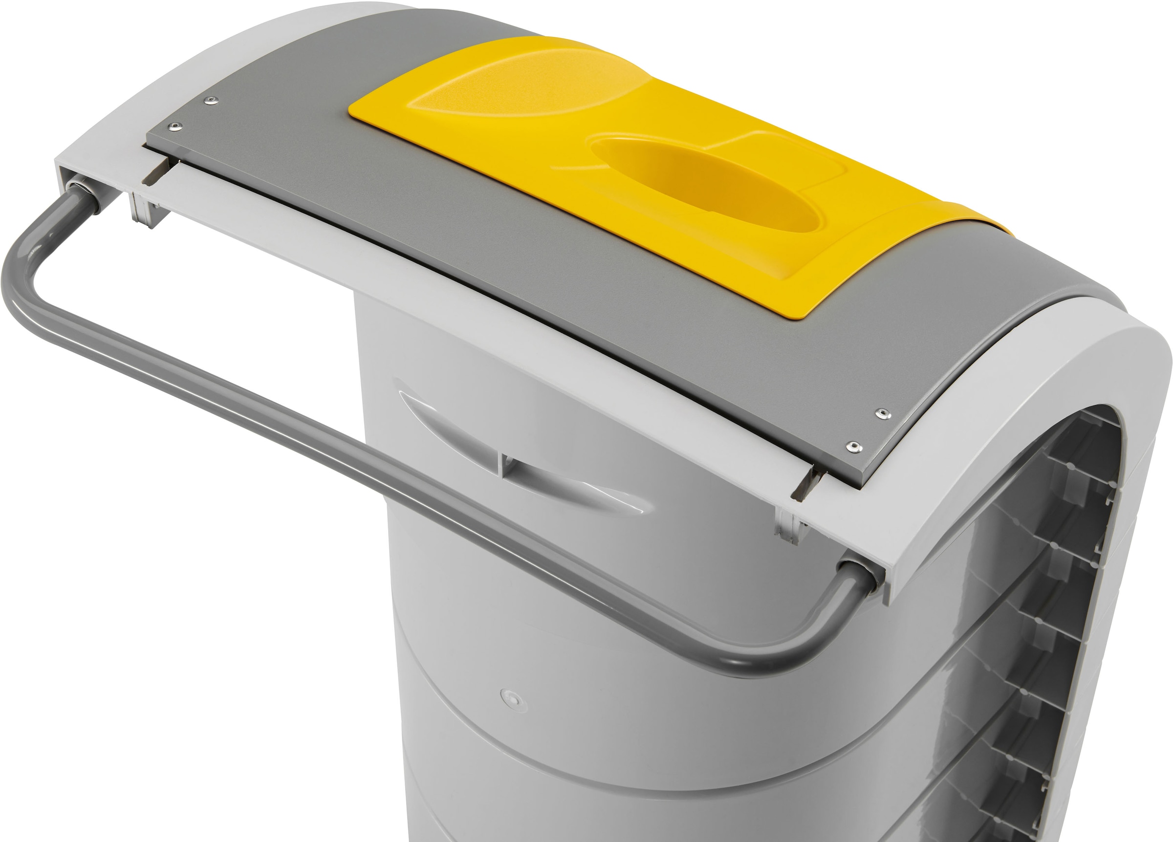 Hailo Müllsackständer-Rolle »Mobil-Set, Für ProfiLine WSB 120 / WSB-K / WSB Design XXXL«, (Set), Mobil-Set, grau, 2 Räder