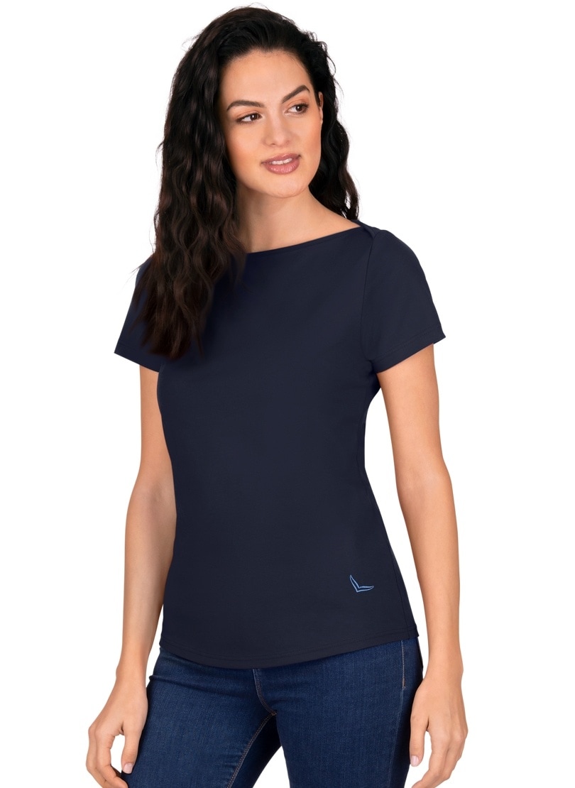 Trigema T-Shirt »TRIGEMA Schickes online bei T-Shirt Öko-Qualität« in Damen
