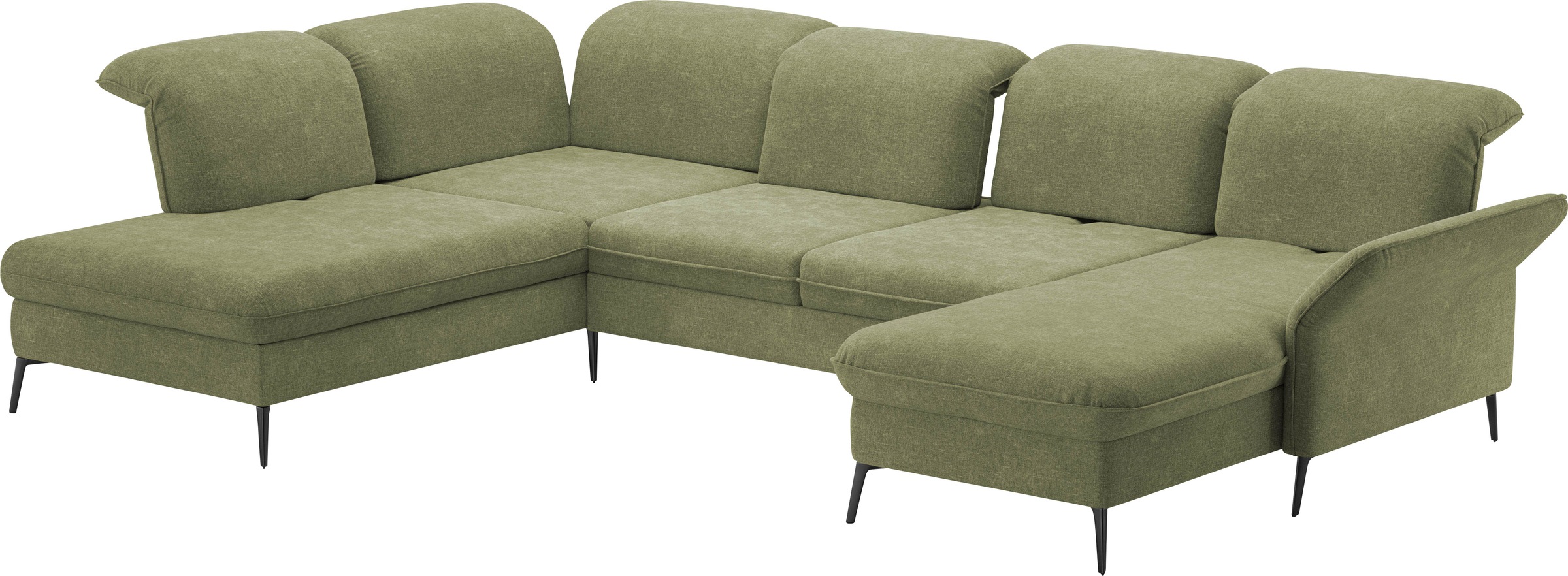 sit&more Wohnlandschaft »Emely«, mit Sitztiefenverstellung optional mit Bettfunktion und Bettkasten